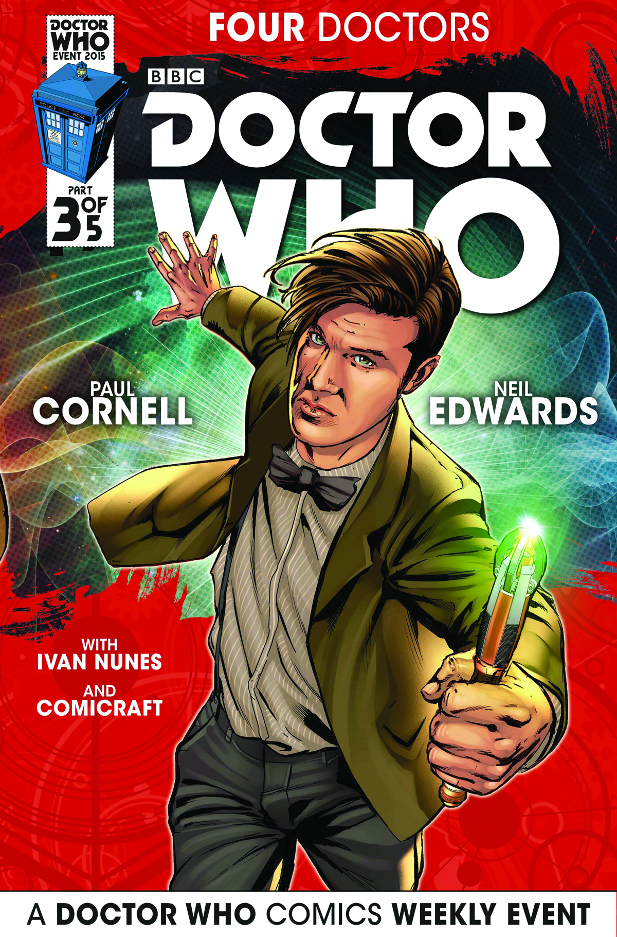 DOCTOR WHO 2015 FOUR DOCTORS #3 (OF 5) REG EDWARDS