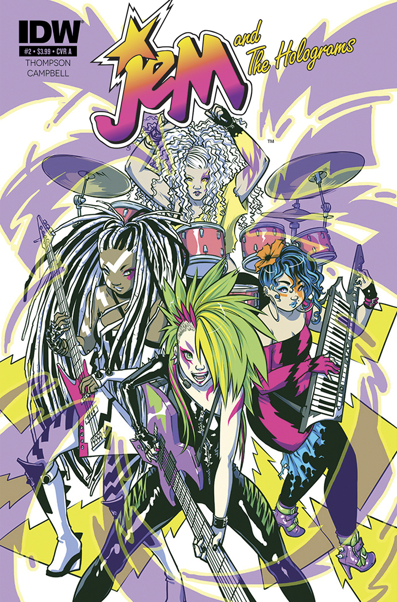 (USE APR158518) JEM & THE HOLOGRAMS #1 PLUGGED IN ED 2ND PTG