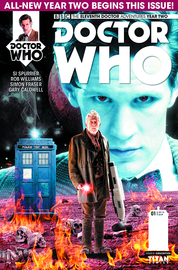 DOCTOR WHO 11TH YEAR TWO #1 SUBSCRIPTION PHOTO