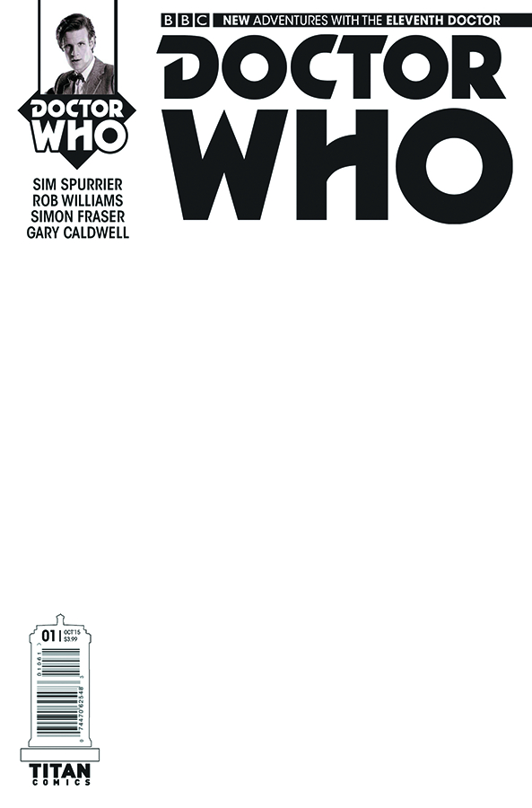 DOCTOR WHO 11TH YEAR TWO #1 BLANK SKETCH CVR