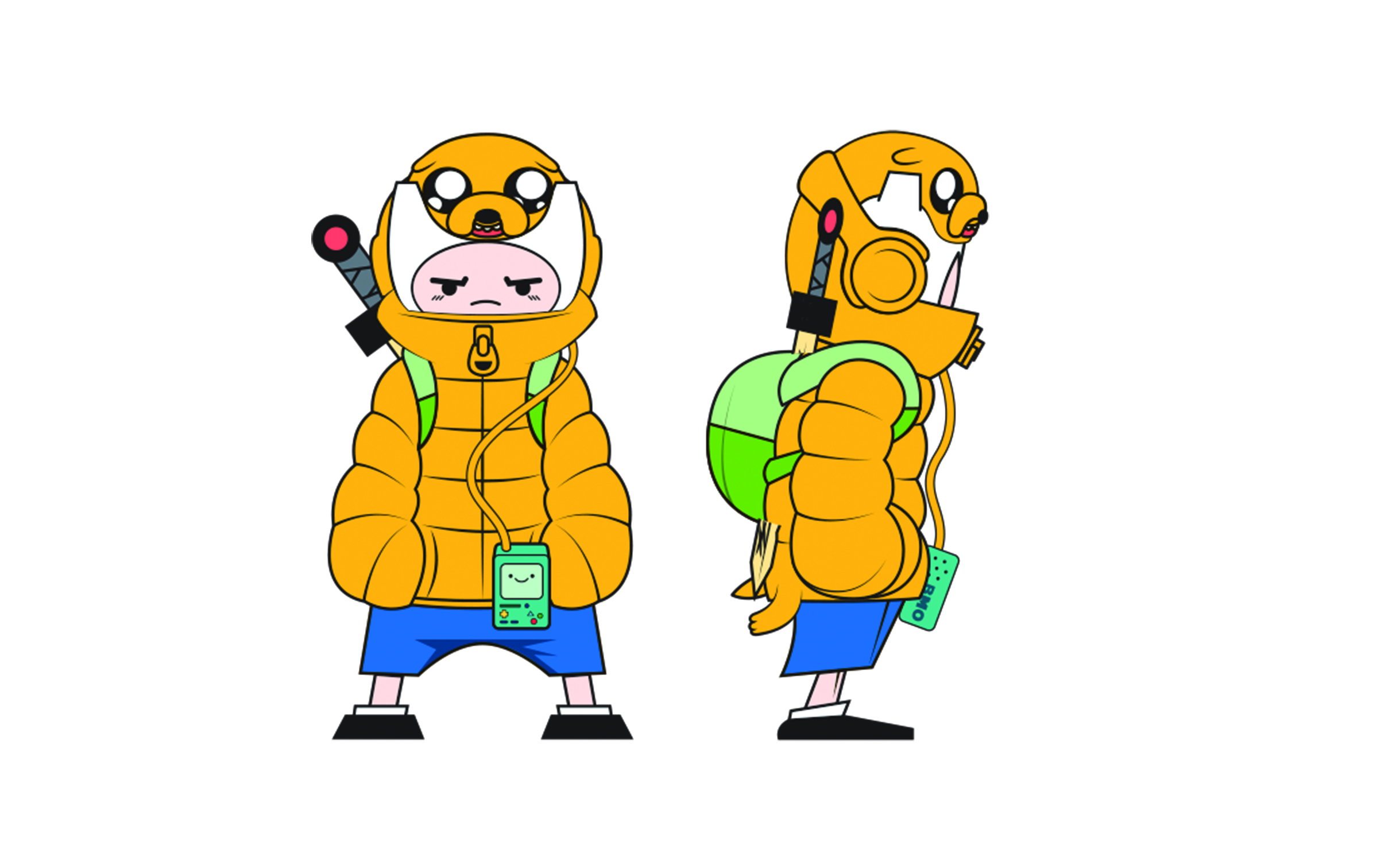 puff jake n lil finn