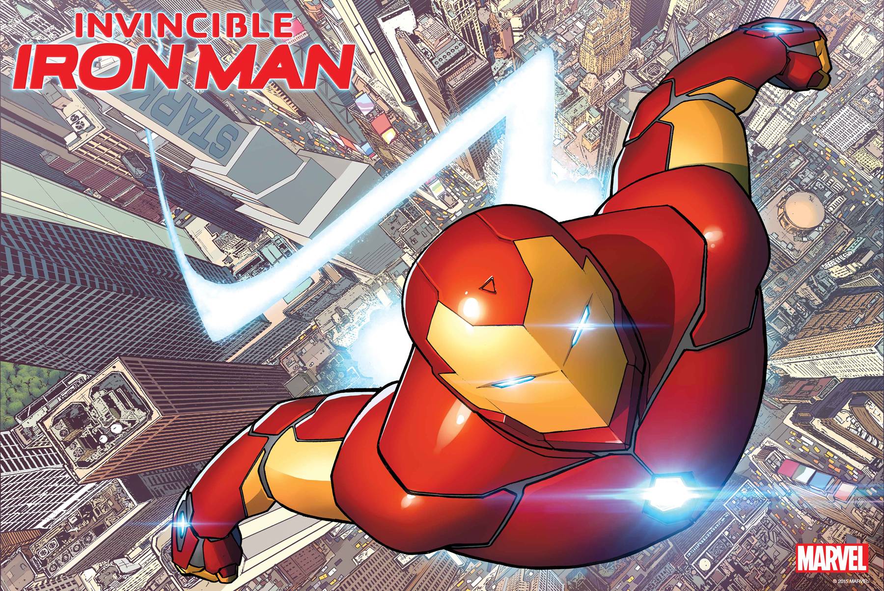 INVINCIBLE IRON MAN #1 BY MARQUEZ POSTER