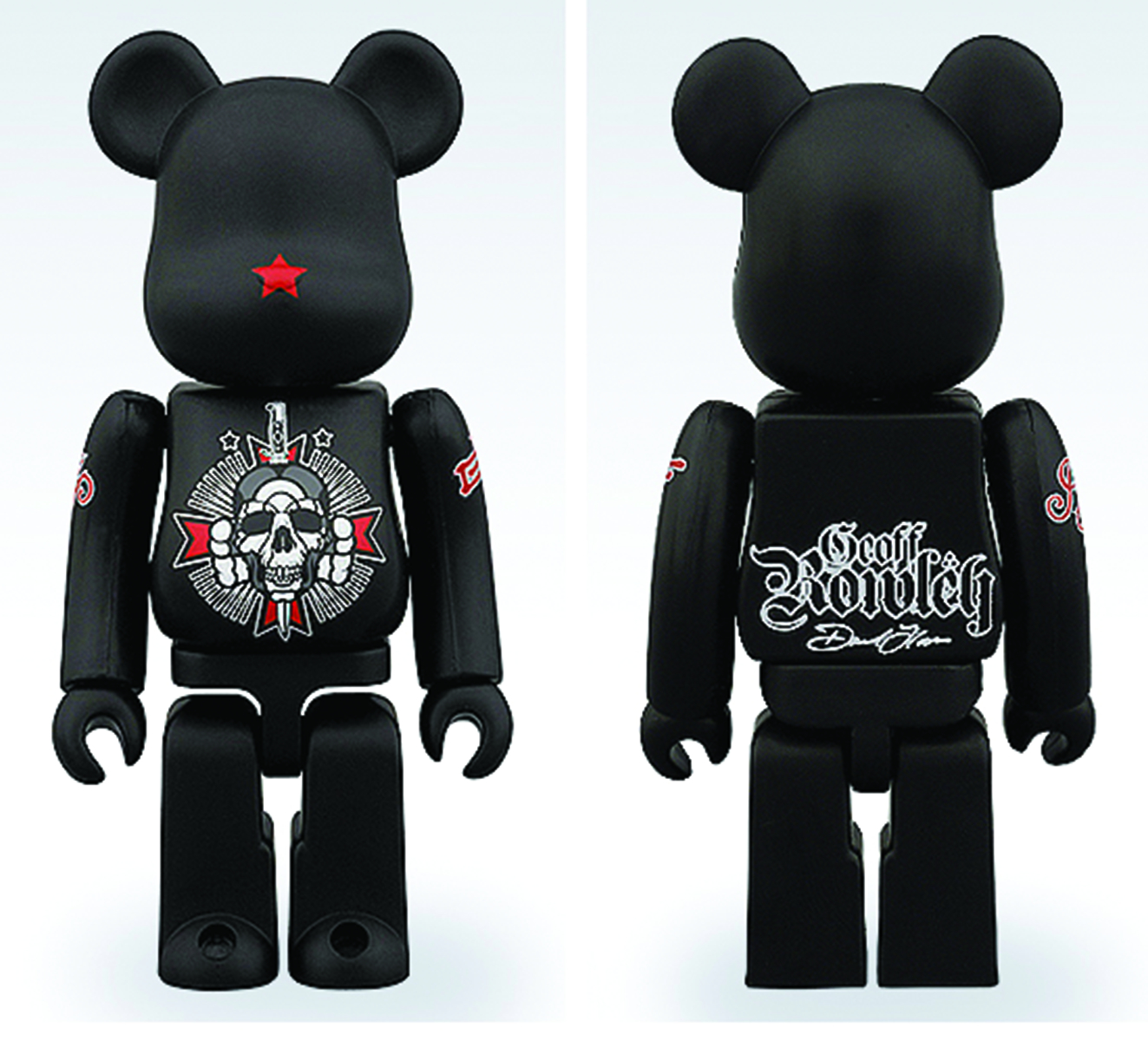 AUG152548 - DAVID FLORES & GEOFF ROWLEY 3 INCH BEARBRICK