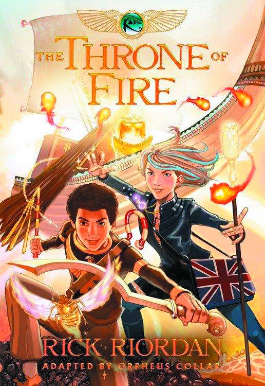 KANE CHRONICLES GN BOOK 02 THRONE OF FIRE