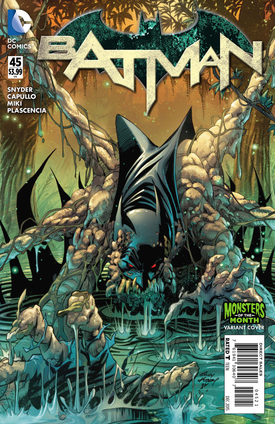 AUG150226 - BATMAN #45 MONSTERS VAR ED - Previews World