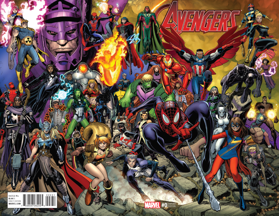 AUG150697 - AVENGERS #0 ART ADAMS WRAPAROUND VAR - Previews