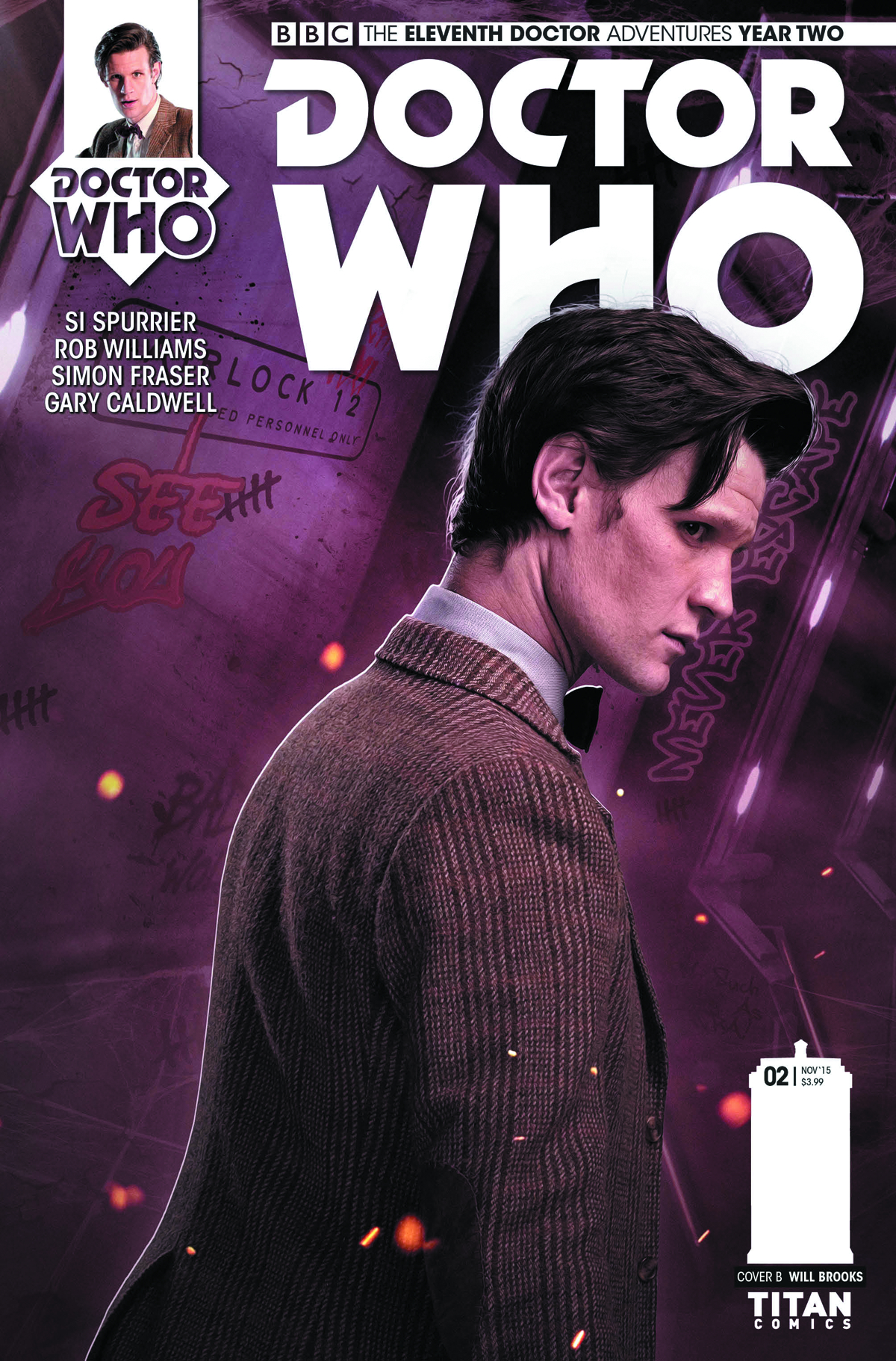 DOCTOR WHO 11TH YEAR TWO #3 SUBSCRIPTION PHOTO