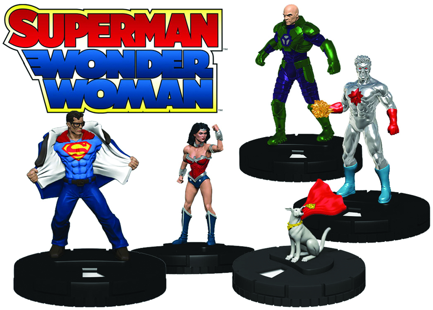 DC HEROCLIX SUPERMAN WONDER WOMAN FAST FORCES 6PK