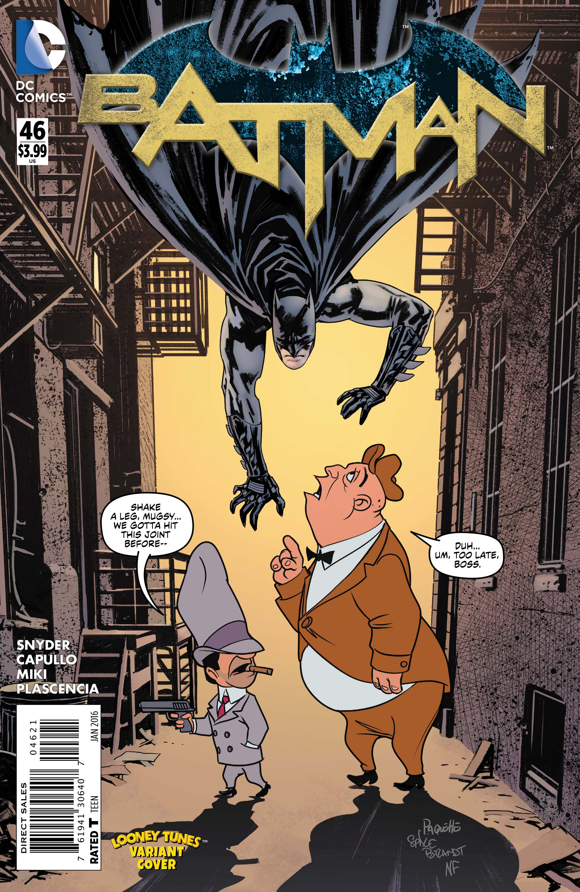 SEP150251 - BATMAN #46 LOONEY TUNES VAR ED - Previews World