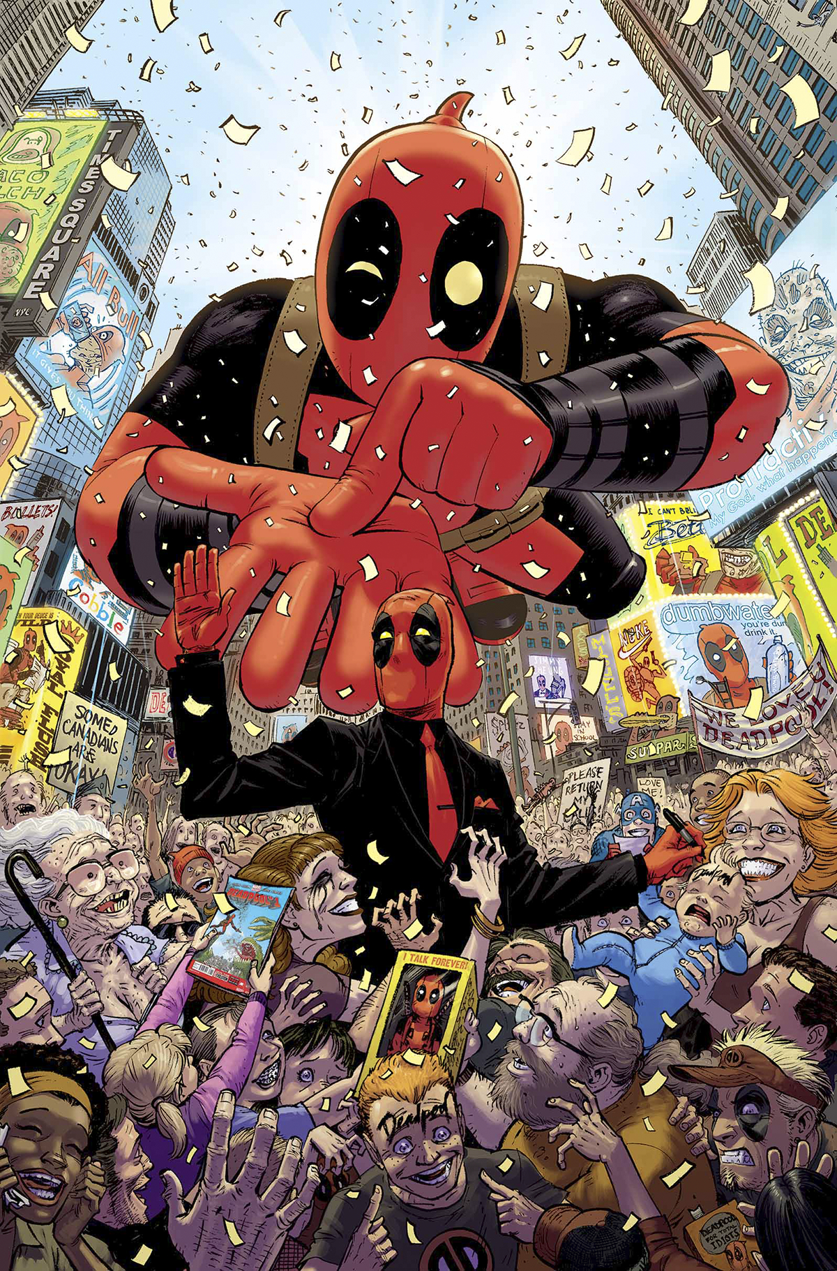 DEADPOOL #1 BY MOORE POSTER