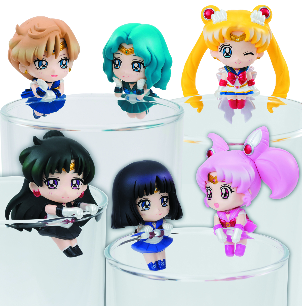 Megahouse Ochatomo Tea Series Sailor Moon Cosmic Heart Cafe Coaster Figure 