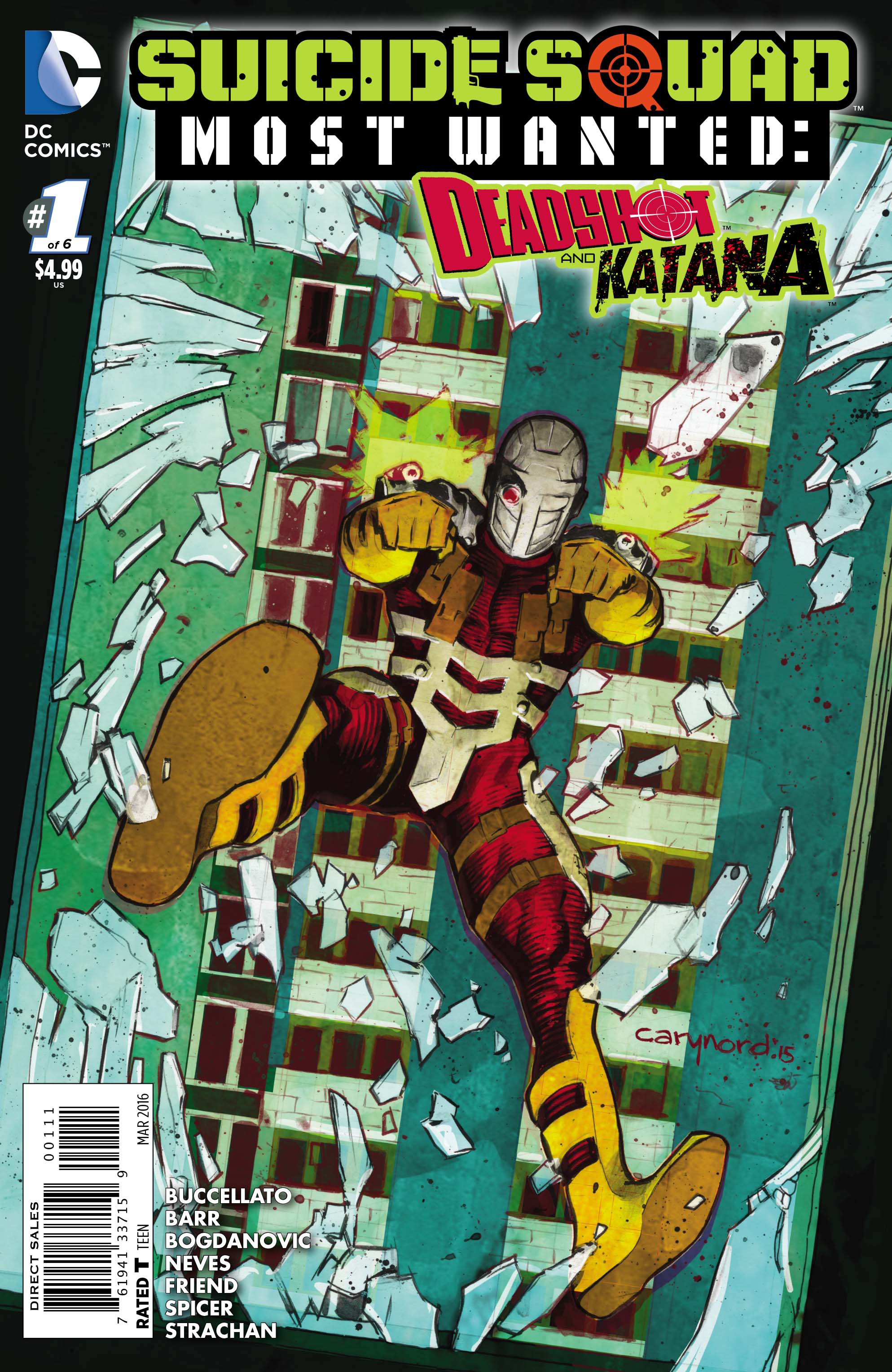 SUICIDE SQUAD MOST WANTED DEADSHOT KATANA #1 (OF 6)