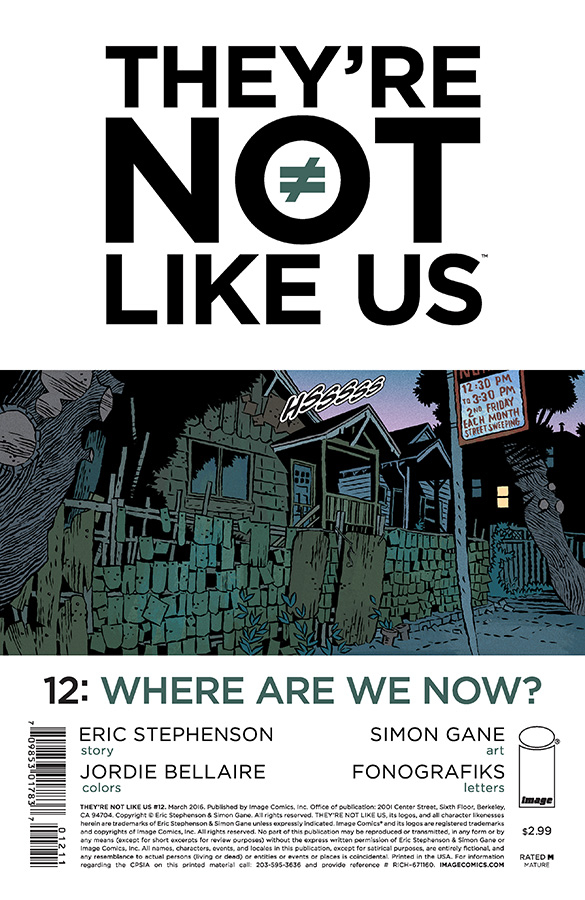 THEYRE NOT LIKE US #12 (MR)