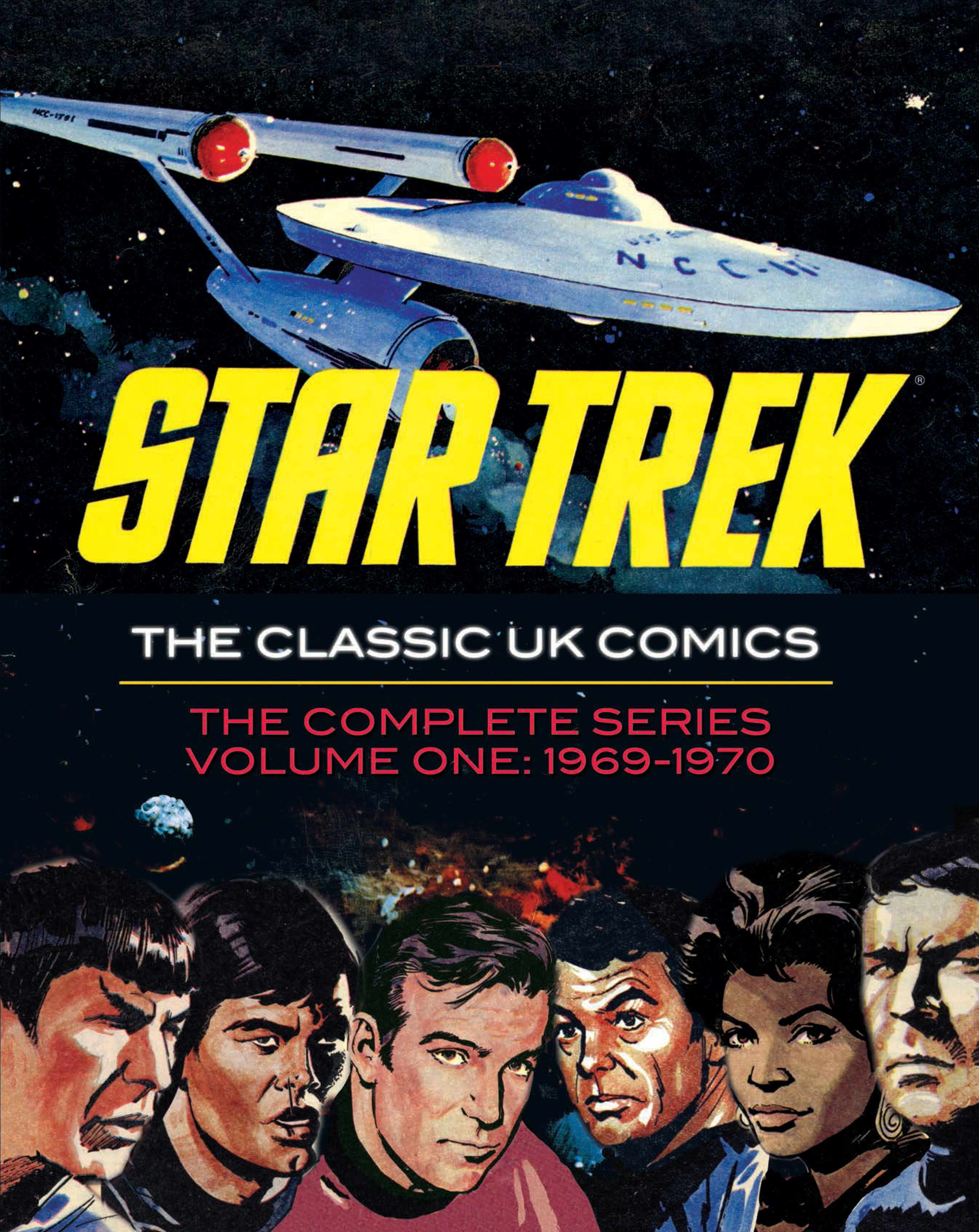 STAR TREK CLASSIC UK COMICS HC VOL 01