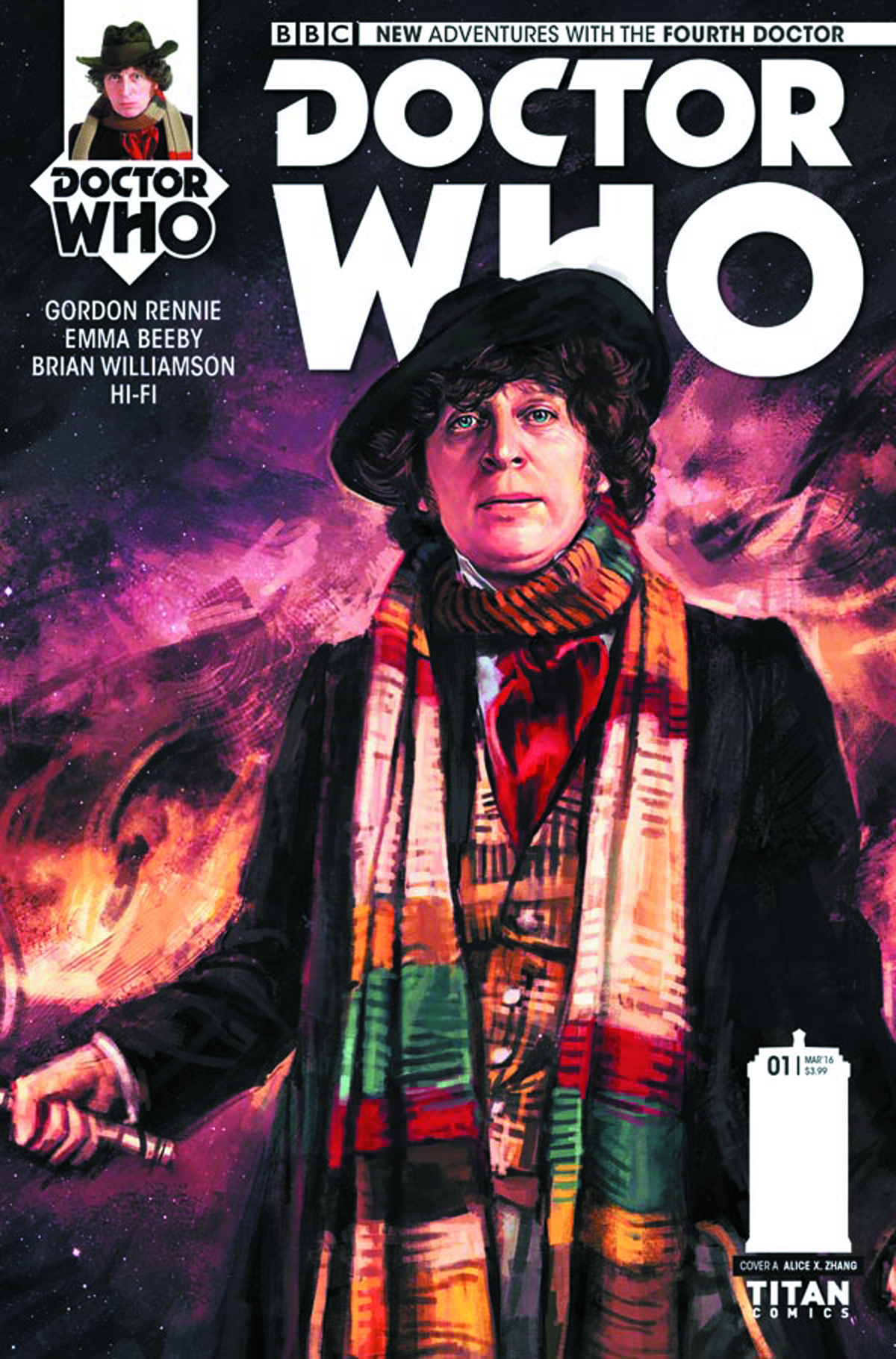 DOCTOR WHO 4TH #1 (OF 5) CVR A ZHANG