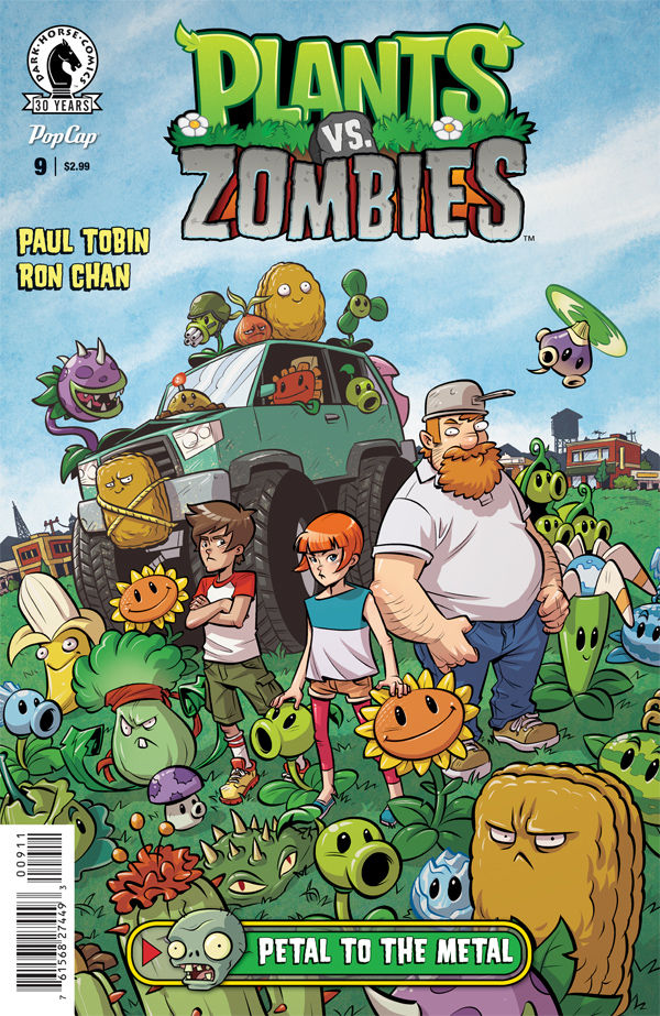 PLANTS VS ZOMBIES ONGOING #9 PETAL TO THE METAL