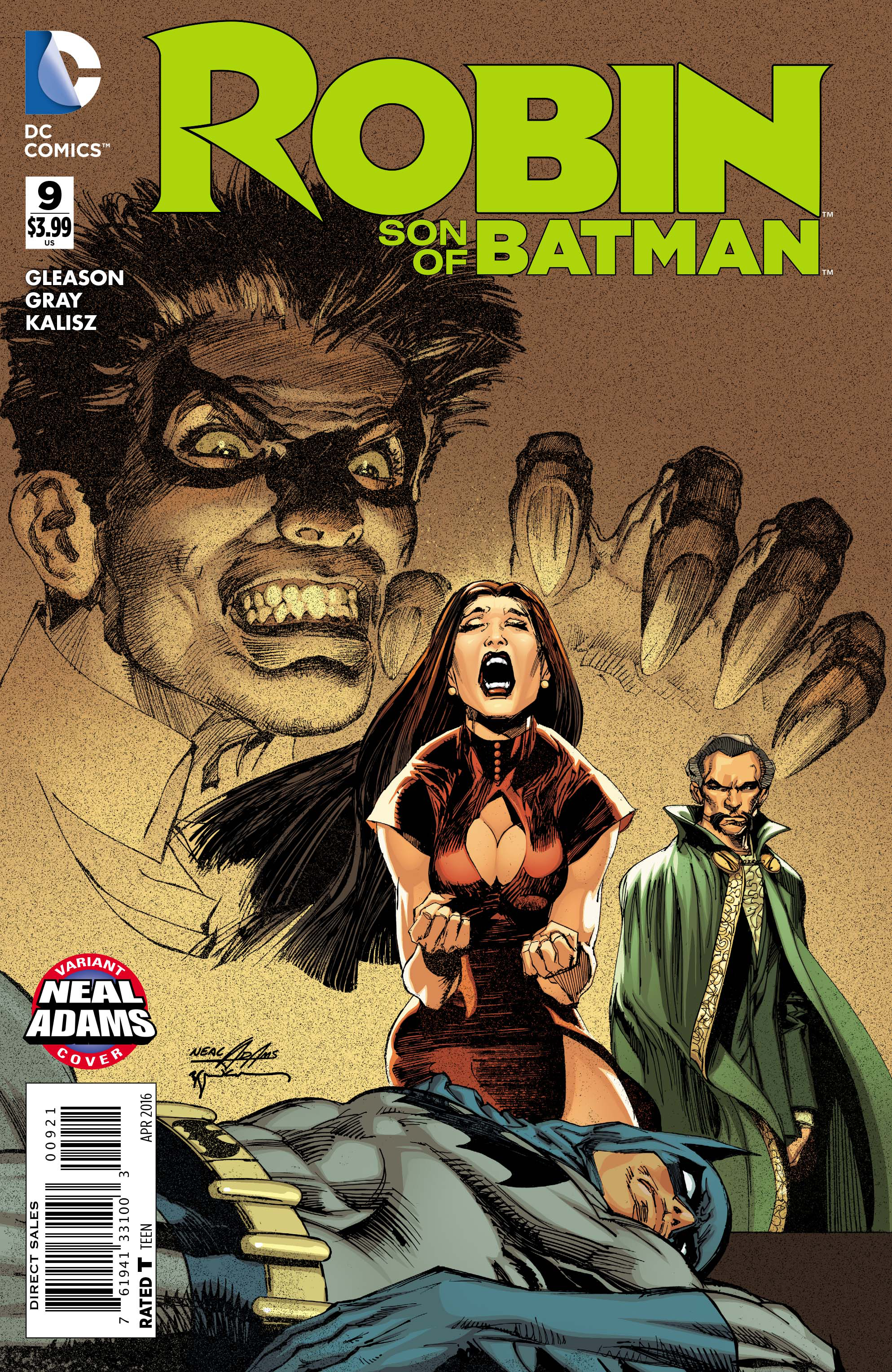 DEC150290 - ROBIN SON OF BATMAN #9 NEAL ADAMS VAR ED - Previews World