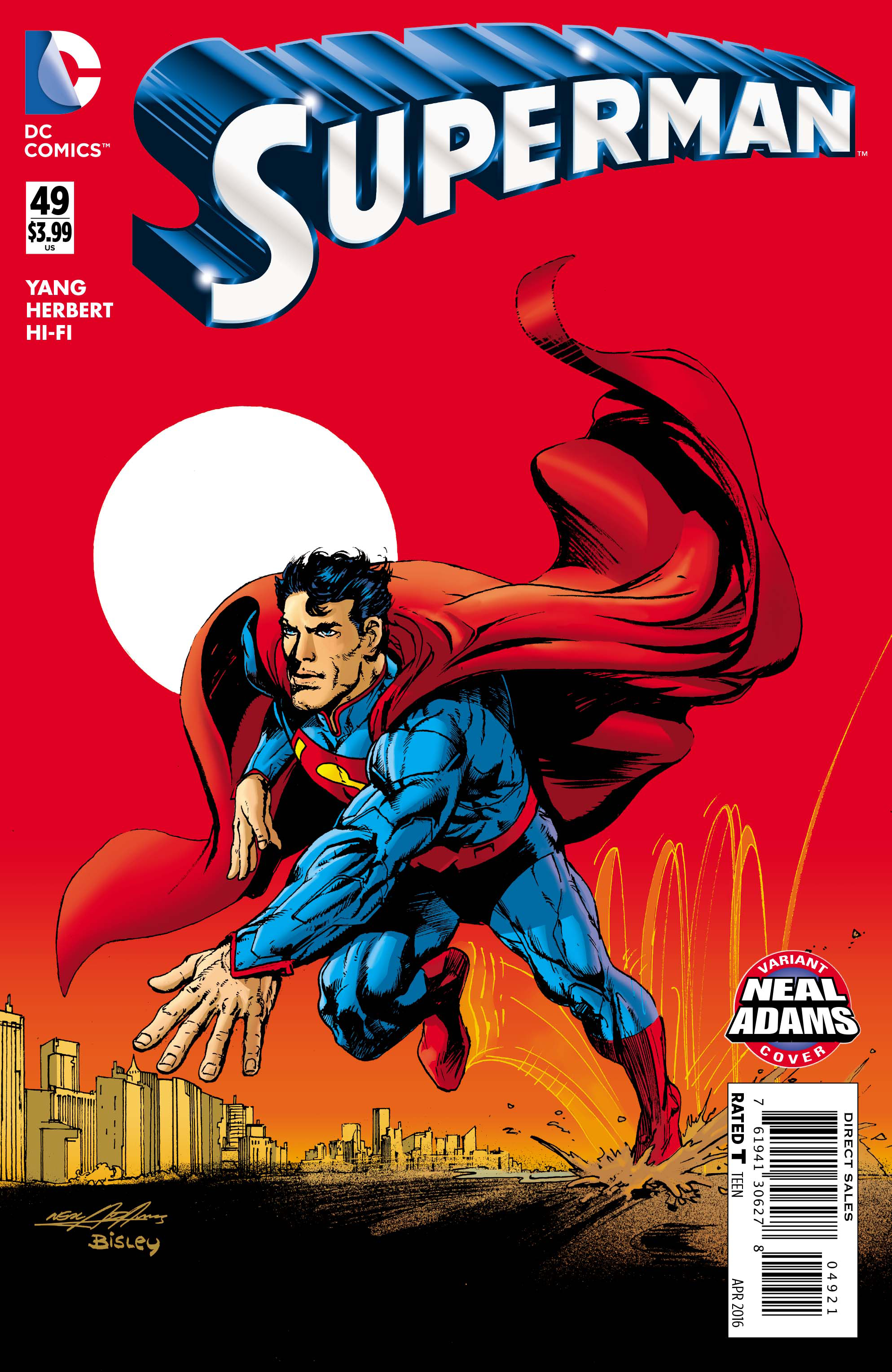 SUPERMAN #49 NEAL ADAMS VAR ED