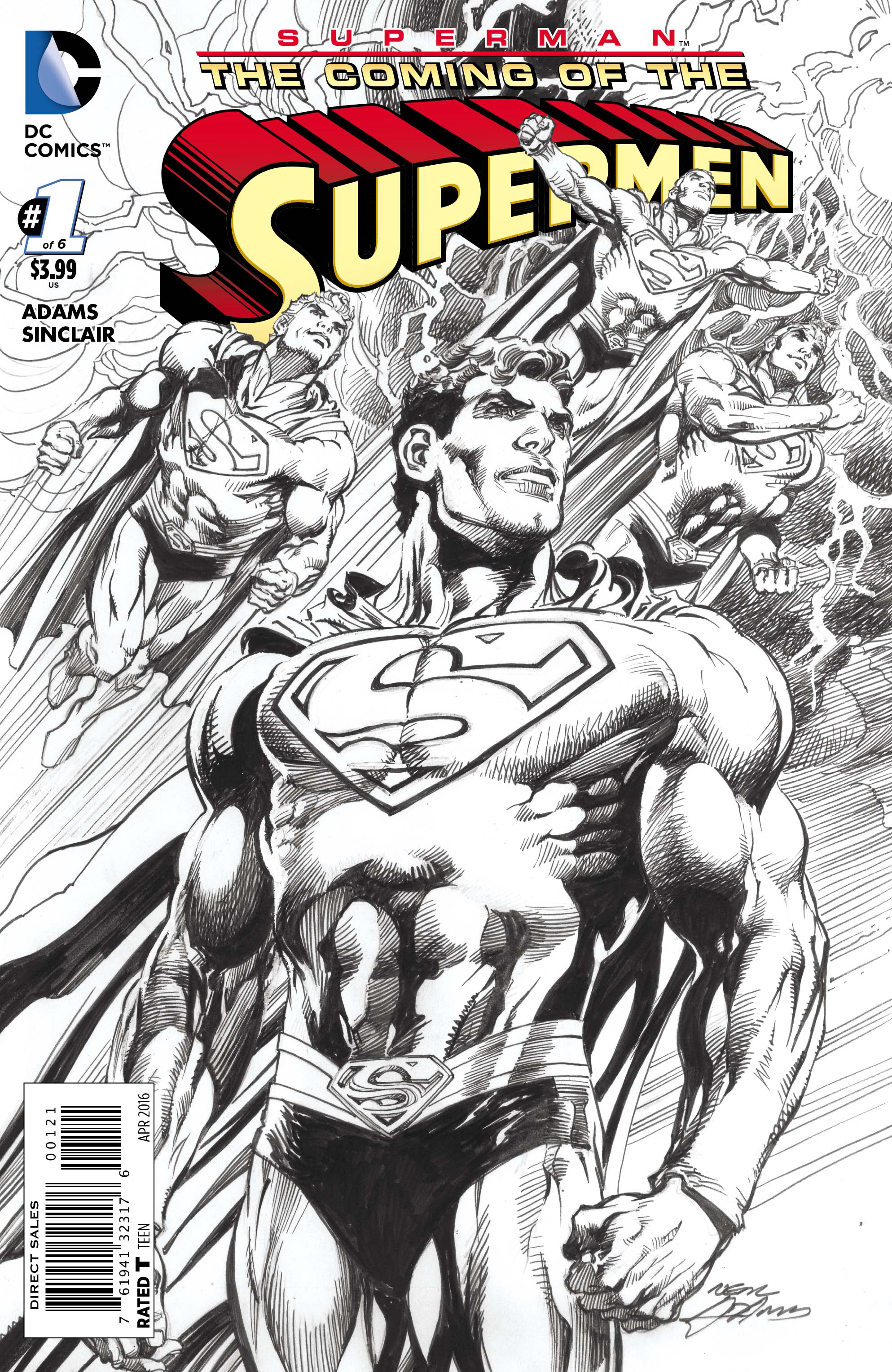 SUPERMAN THE COMING OF THE SUPERMEN #1 (OF 6) VAR ED