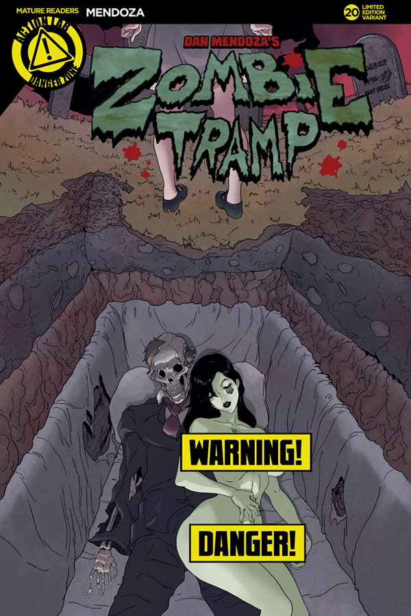 Zombie Tramp creator Dan Mendoza returns once again to write and draw a spe...