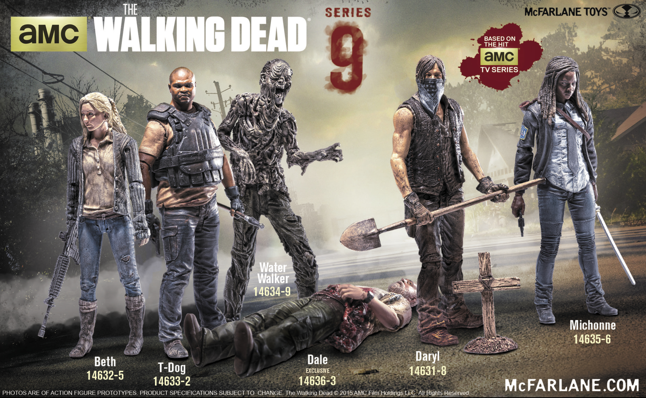 DEC150705 WALKING DEAD TV SERIES 9 T DOG AF CS Previews World