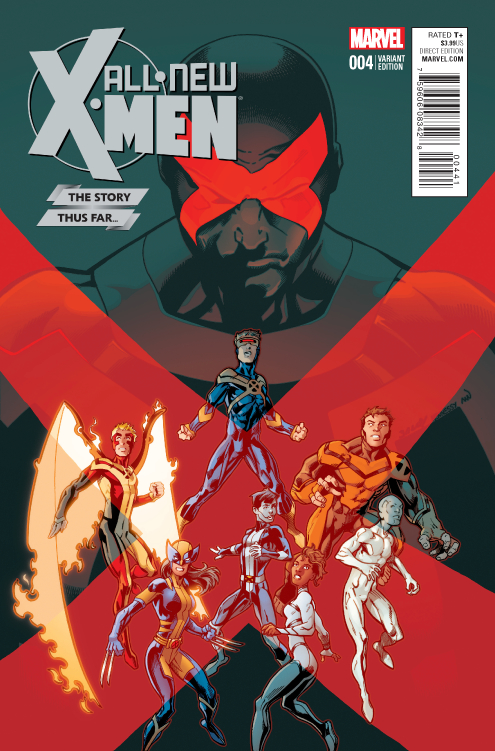 ALL NEW X-MEN #4 BAGLEY STORY THUS FAR VAR