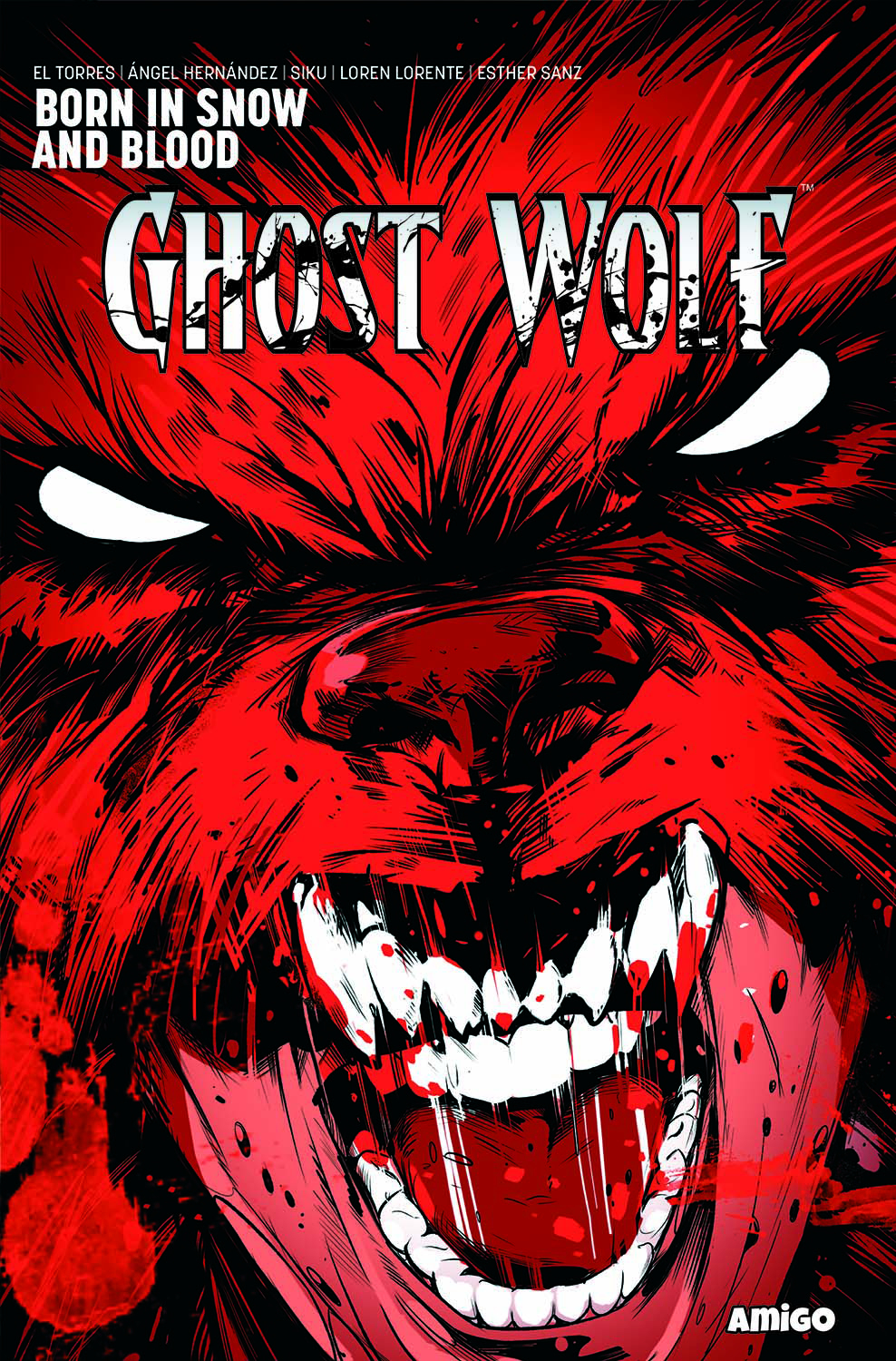 GHOST WOLF BORN IN SNOW AND BLOOD TP