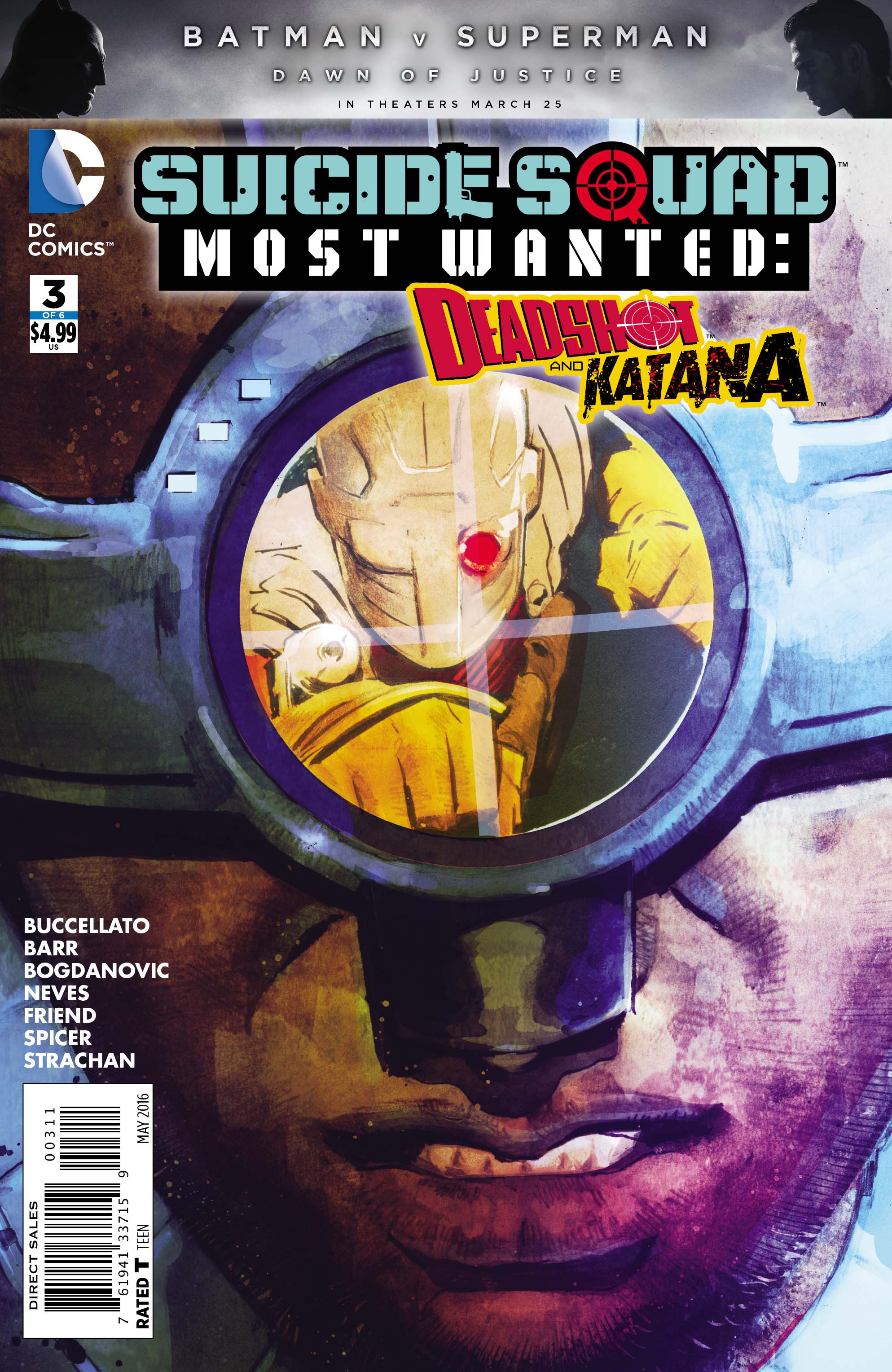 SUICIDE SQUAD MOST WANTED DEADSHOT KATANA #3 (OF 6)