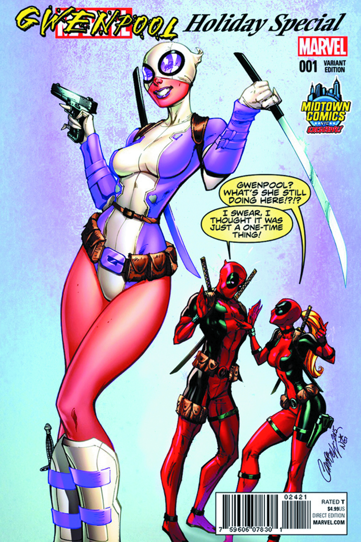 DF GWENPOOL SPECIAL #1 MIDTOWN EXC CAMPBELL