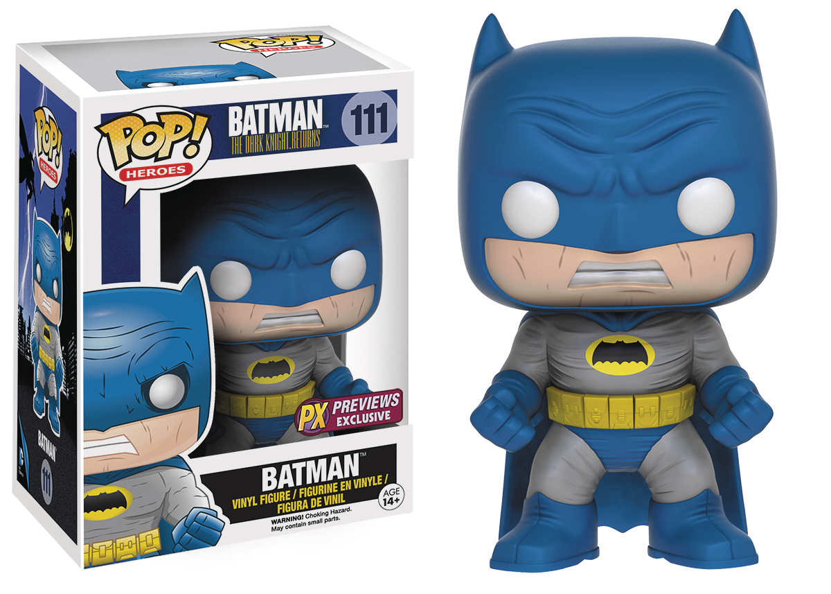 OCT158904 - POP DC HEROES DKR BATMAN BLUE PX VINYL FIG - Previews World