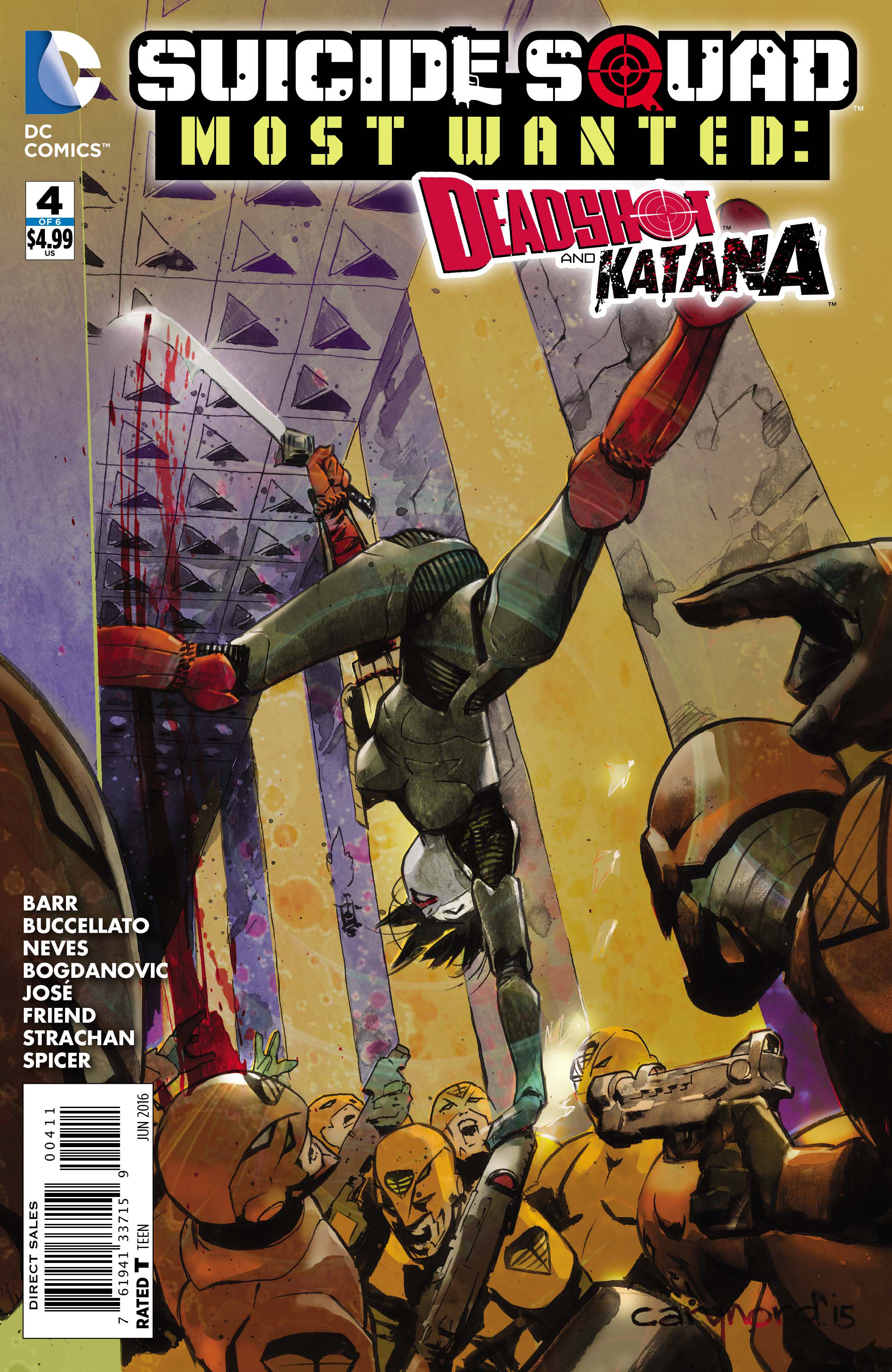 SUICIDE SQUAD MOST WANTED DEADSHOT KATANA #4 (OF 6)