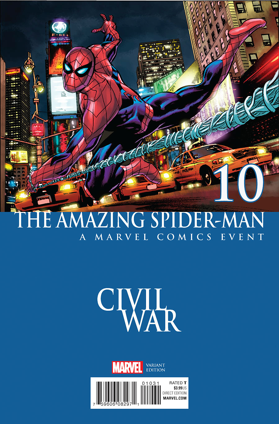 FEB160793 - AMAZING SPIDER-MAN #10 PERKINS CIVIL WAR VAR - Previews World