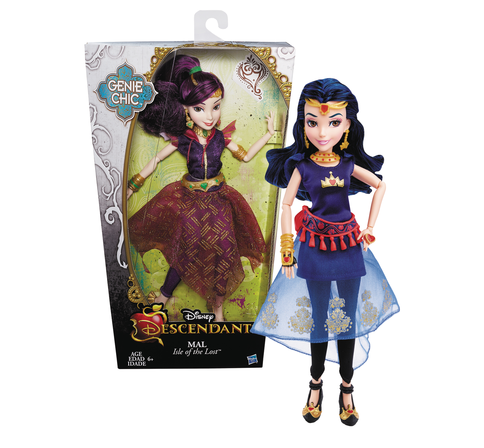 Disney Descendants Genie Chic Mal Villain Doll