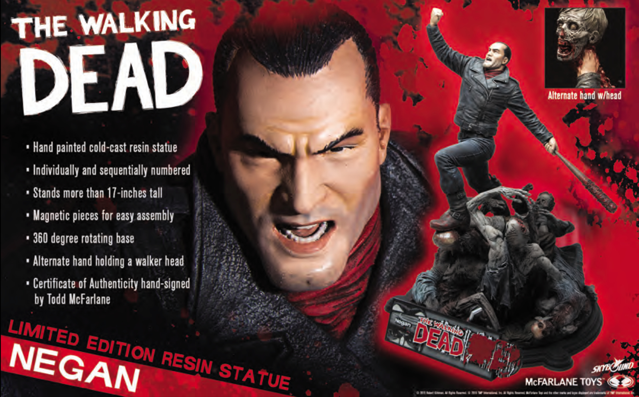 negan resin statue