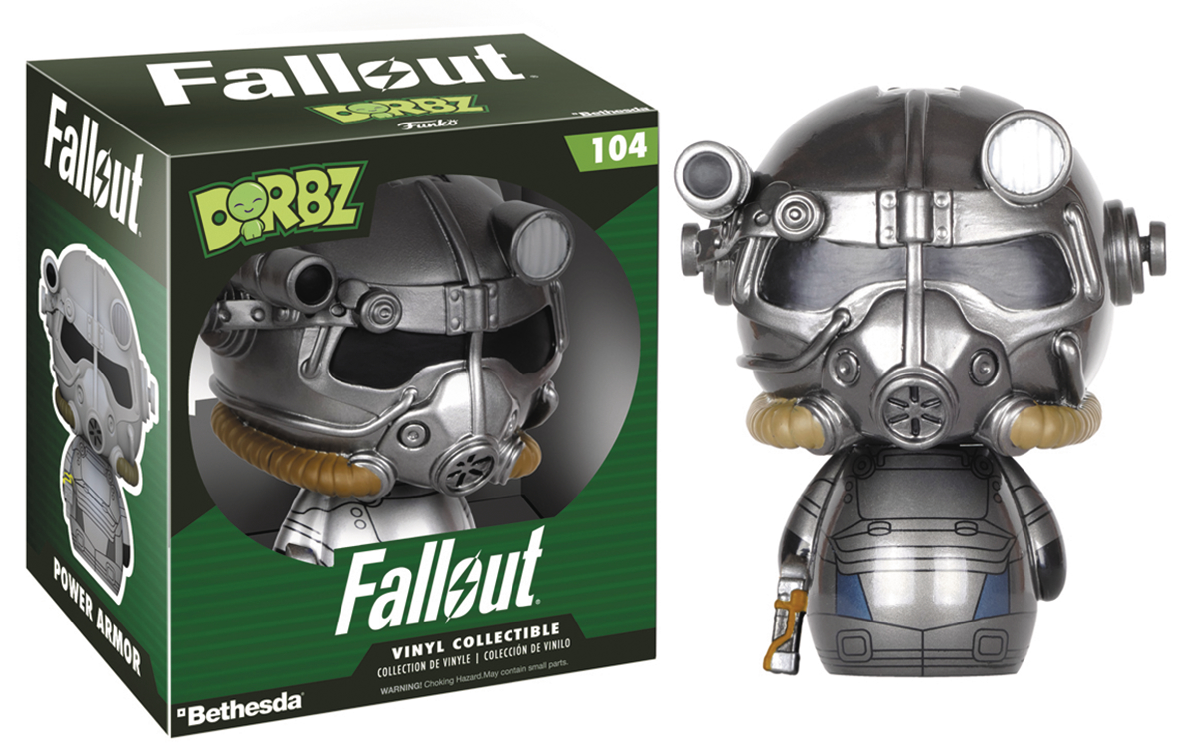 DEC158304 - DORBZ FALLOUT POWER ARMOR VINYL FIG - Previews World