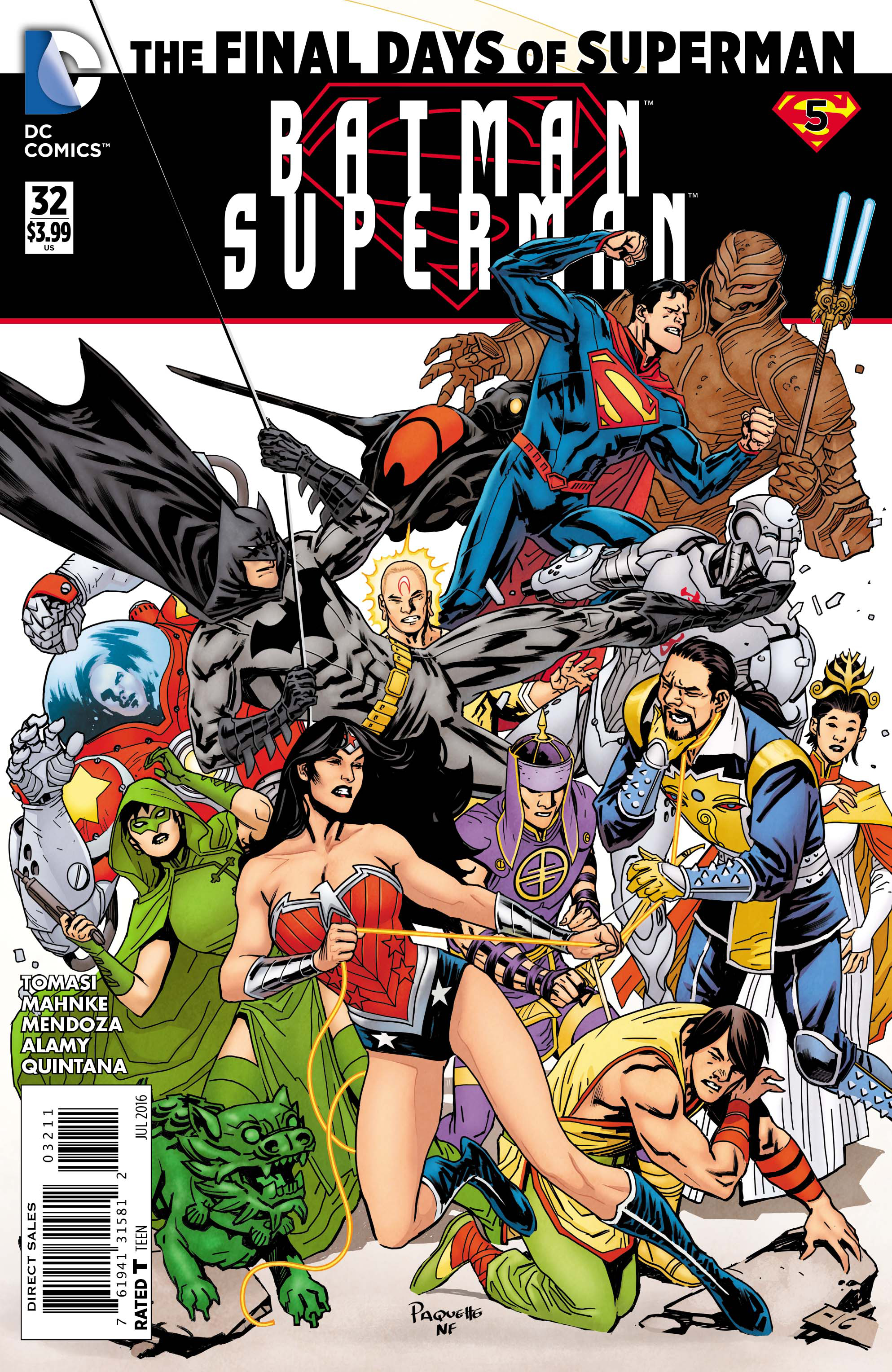 MAR160213 - BATMAN SUPERMAN #32 (FINAL DAYS) - Previews World