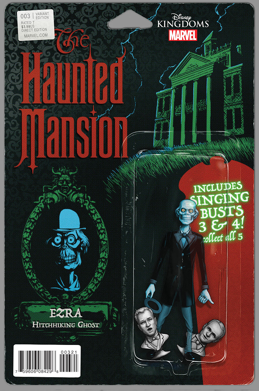 HAUNTED MANSION #3 (OF 5) CHRISTOPHER ACTION FIGURE VAR