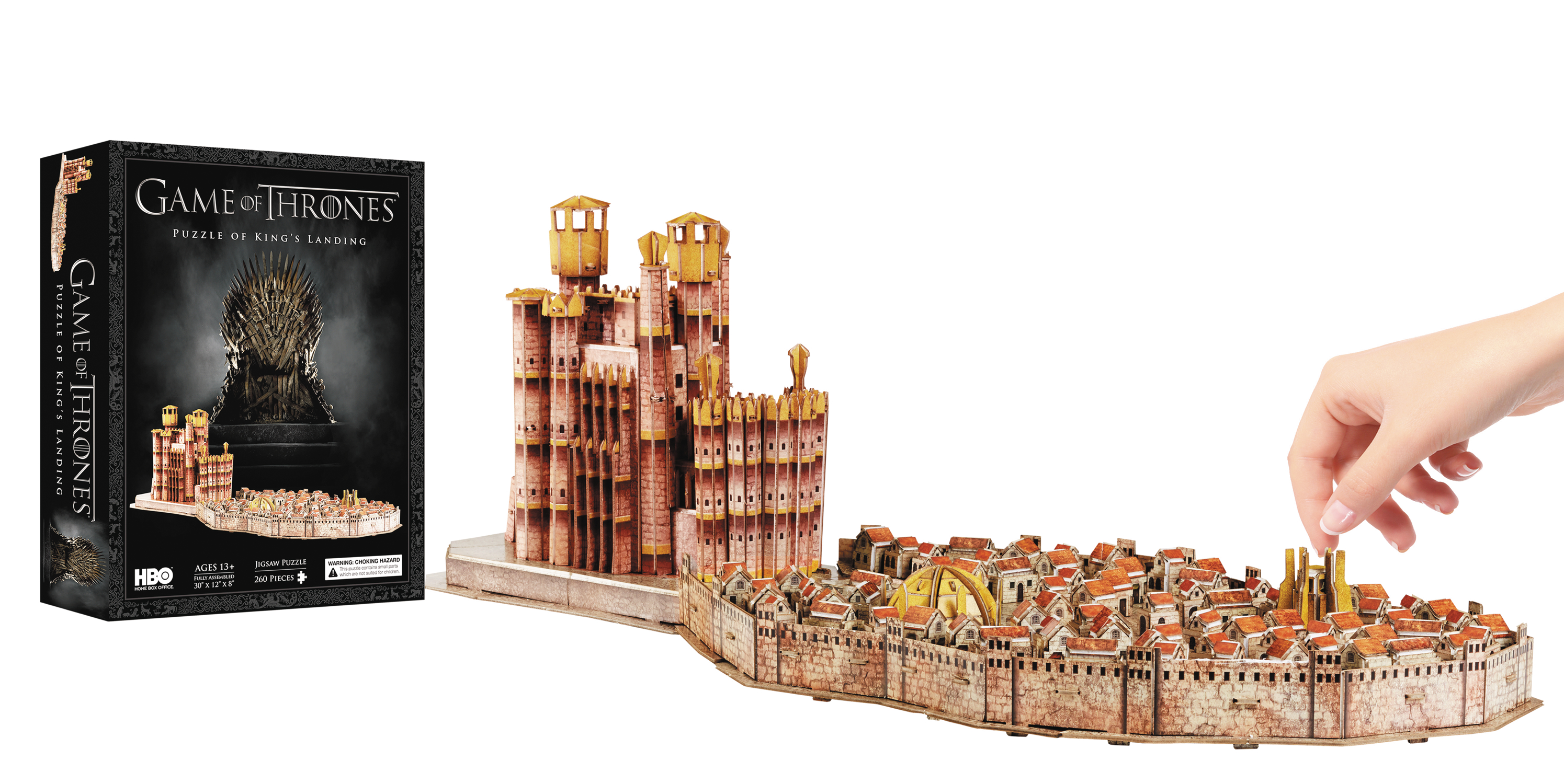 JAN168015 - 3D GAME OF THRONES KINGS LANDING PUZZLE - Previews World