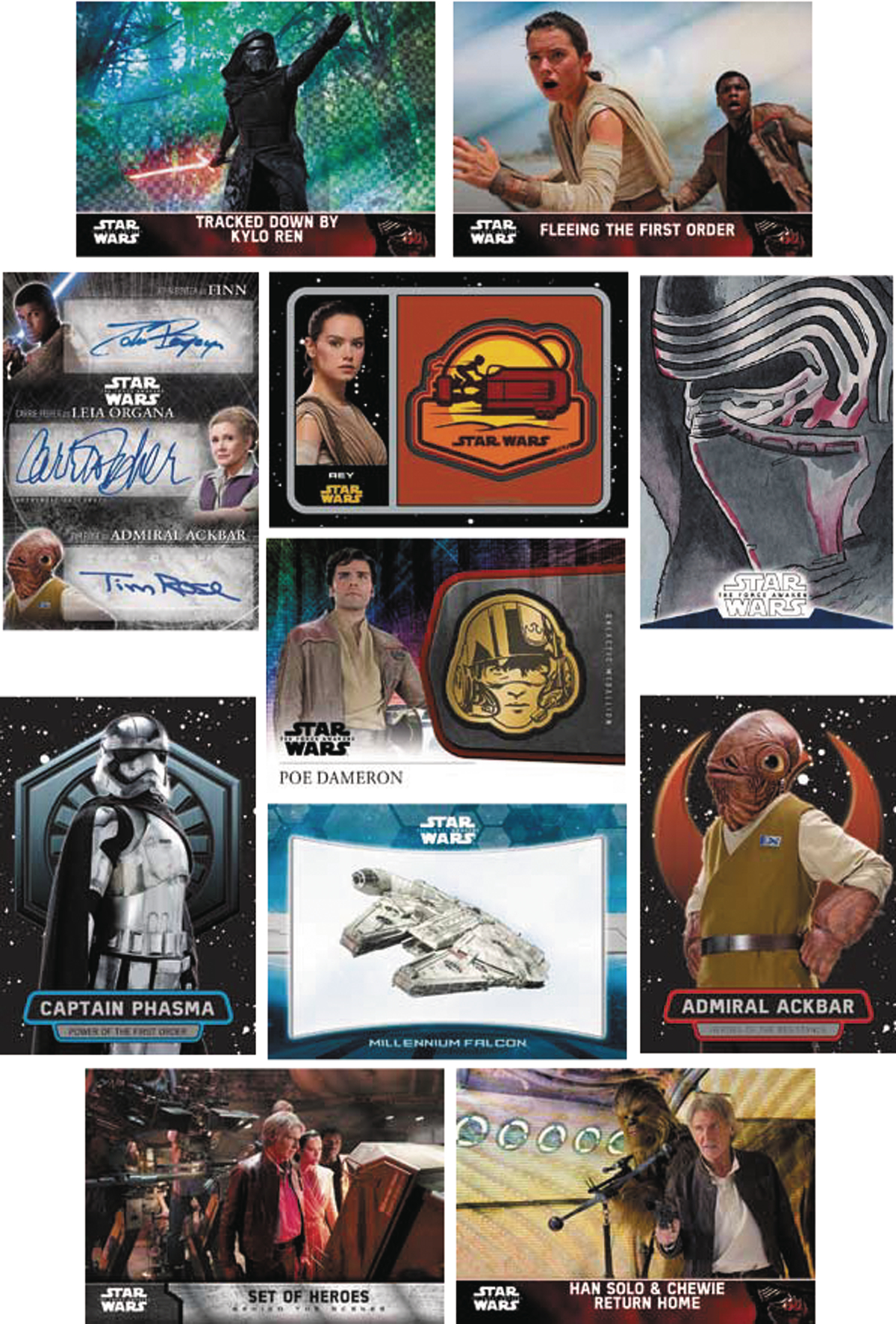 2016 topps star wars the force awakens chrome