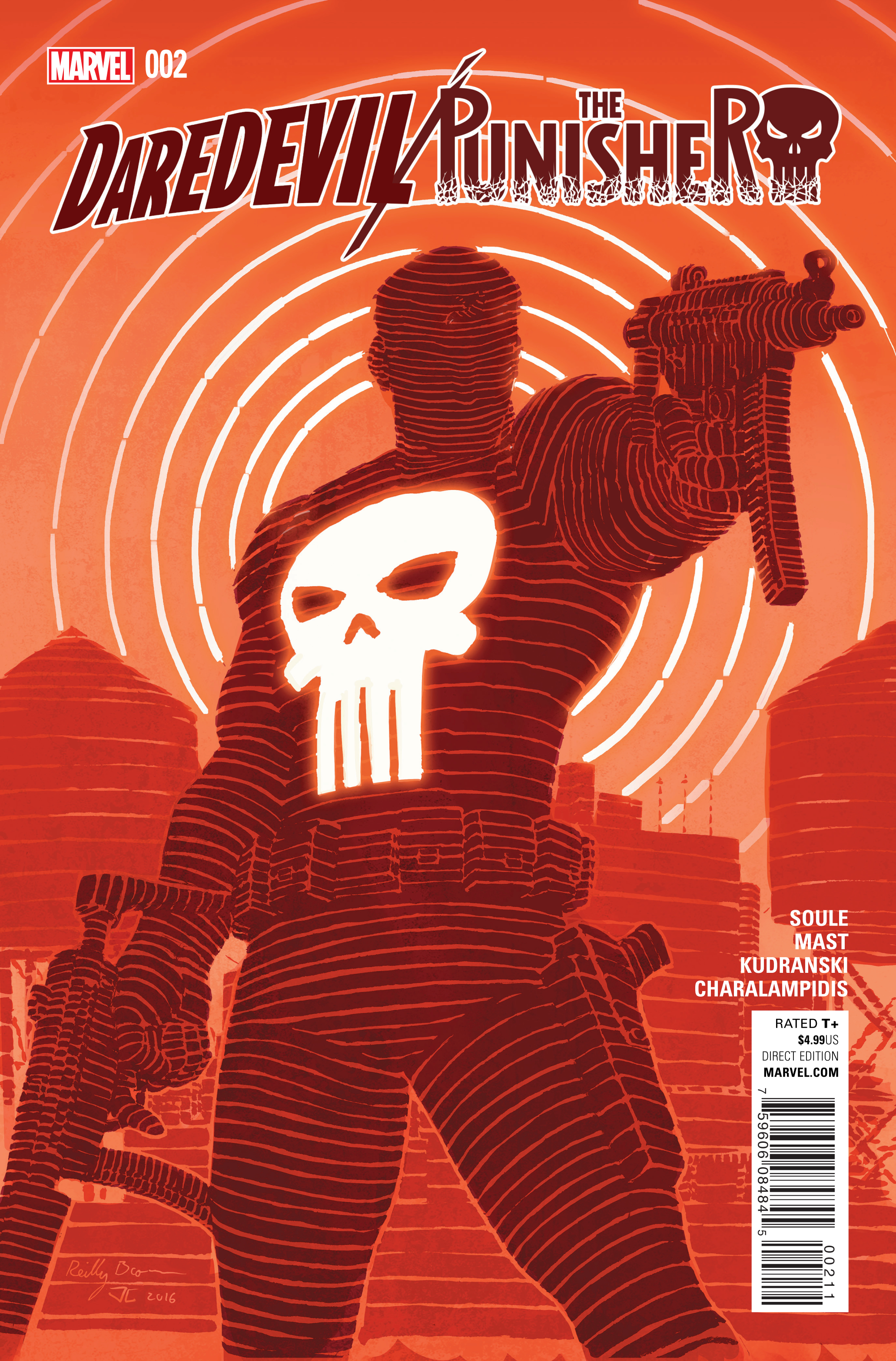 Daredevil The Punisher #2  Marvel Comics CB19155