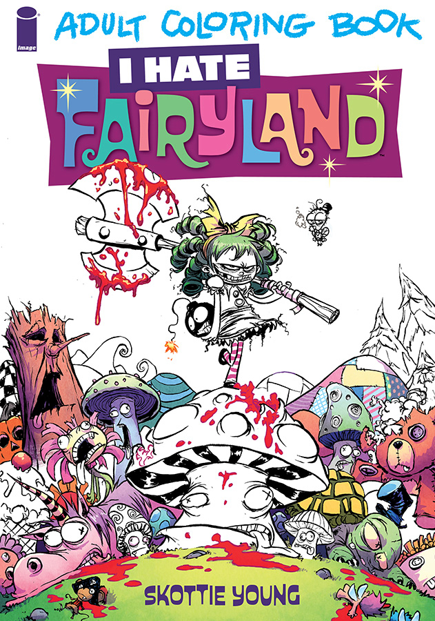 I HATE FAIRYLAND COLORING BOOK TP
