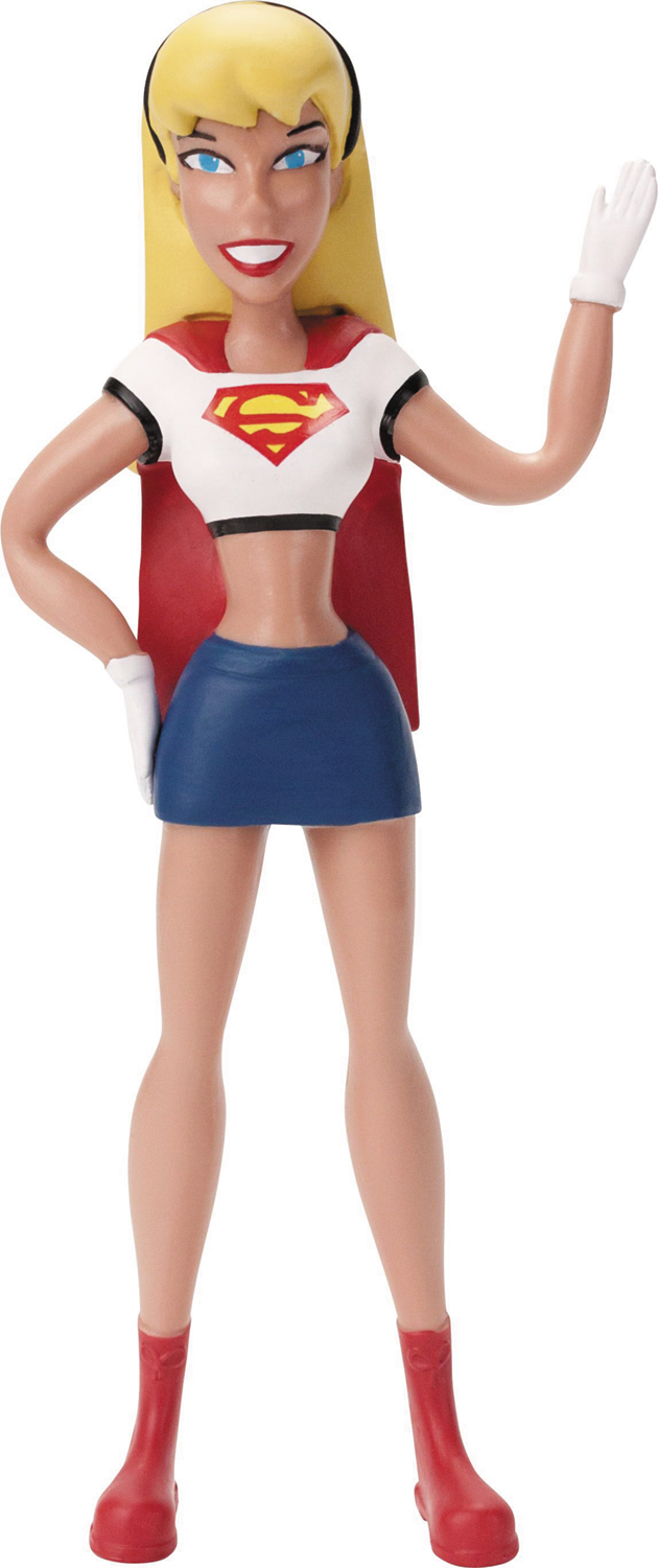 JAN168873 - NEW SUPERMAN ANIMATED SUPERGIRL BENDABLE FIGURE - Previews World