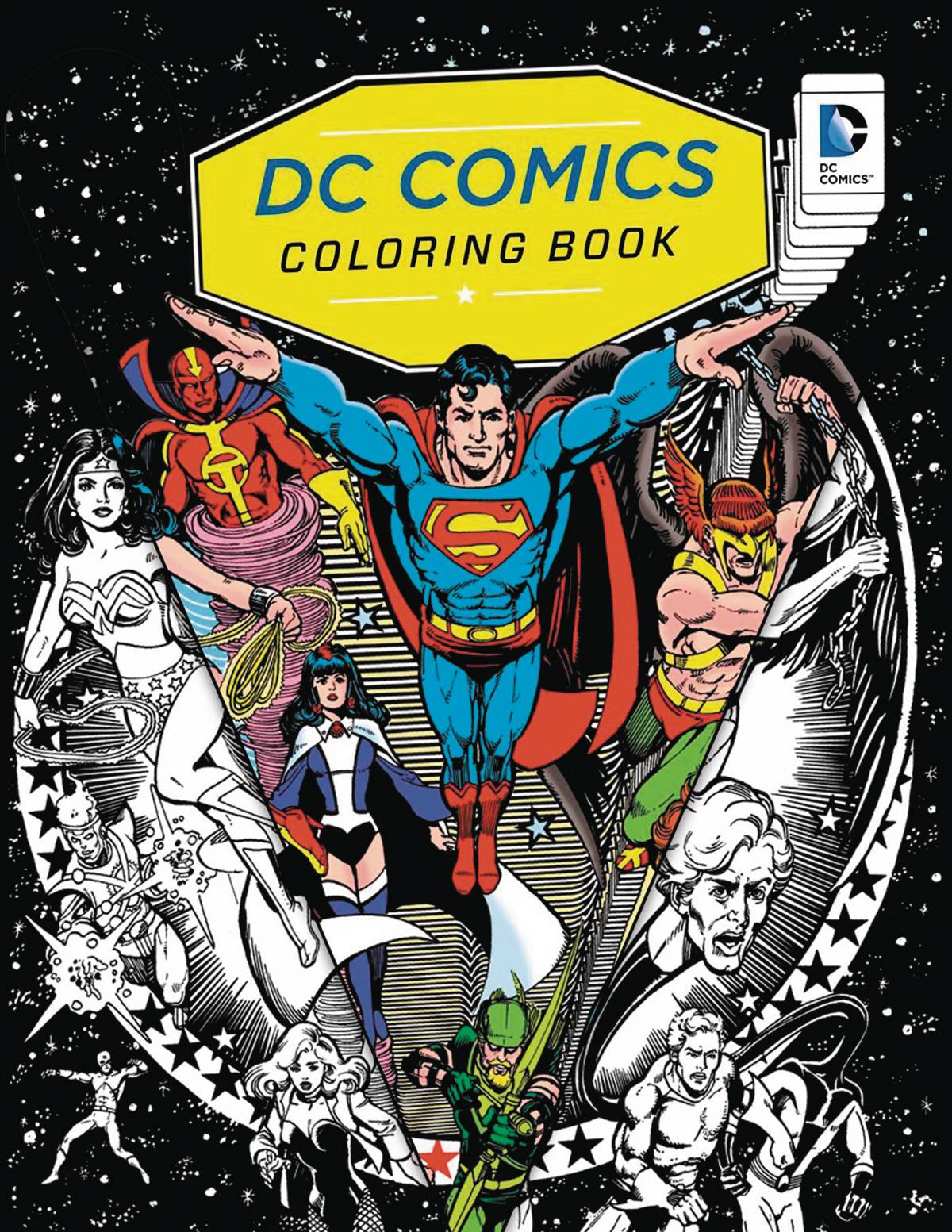 DC COMICS COLORING BOOK SC
