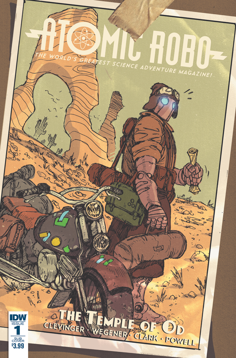 ATOMIC ROBO AND THE TEMPLE OF OD #1 (OF 5) SUBSCRIPTION VAR
