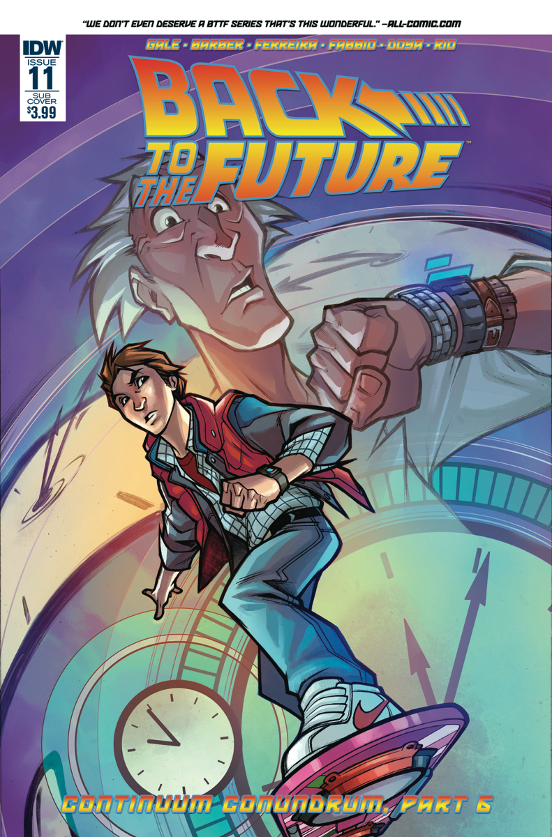 BACK TO THE FUTURE #11 SUBSCRIPTION VAR
