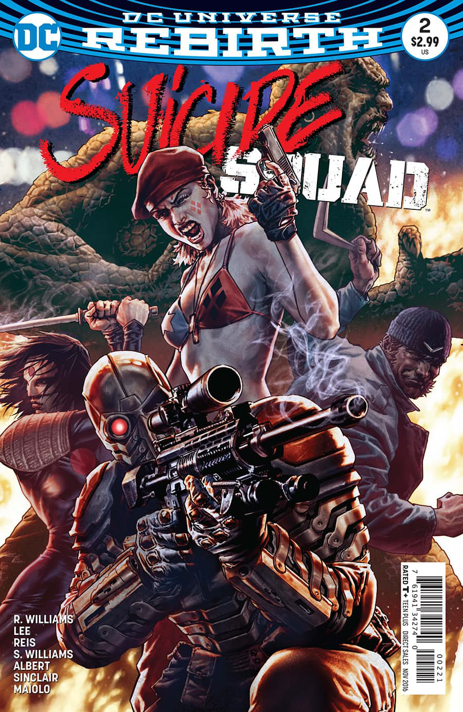 JUL160347 - SUICIDE SQUAD #2 VAR ED - Previews World