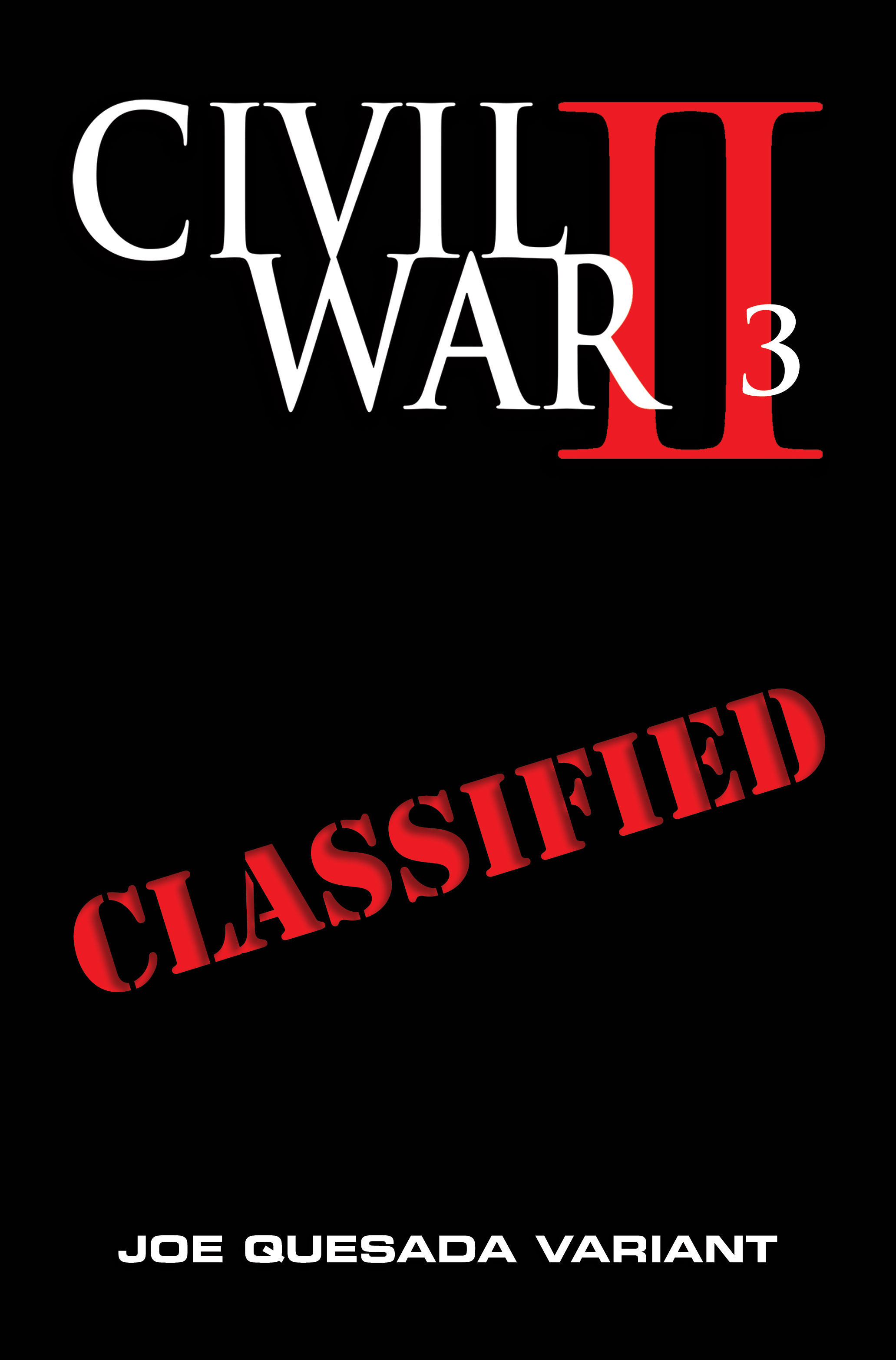 CIVIL WAR II #3 (OF 8) QUESADA MIDNIGHT LAUNCH VAR