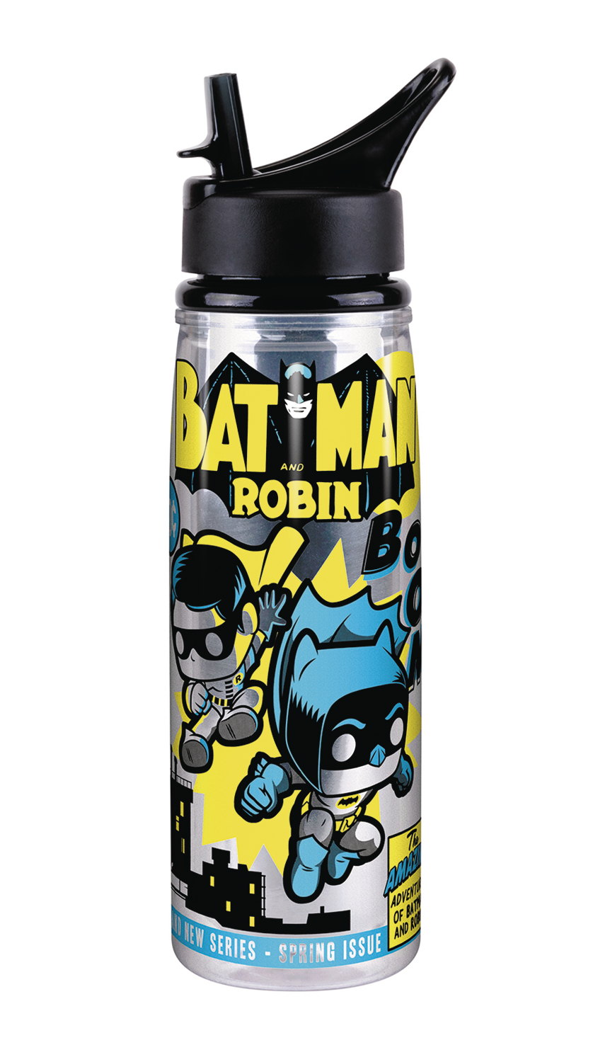 MAY168218 - POP DC HEROES BATMAN & ROBIN COMIC WATER BOTTLE - Previews World