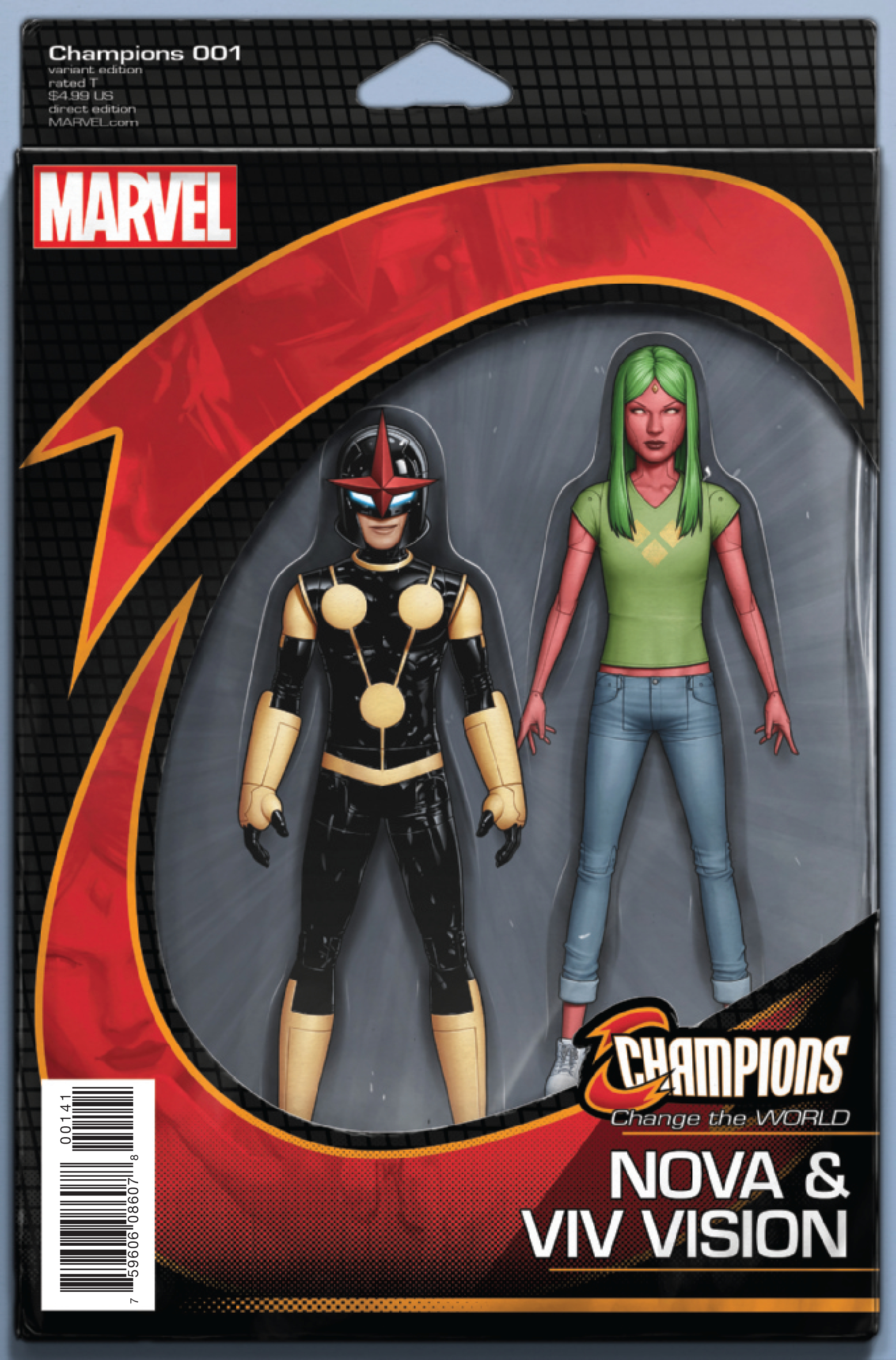 CHAMPIONS #1 CHRISTOPHER NOW ACTION FIGURE VAR NOW