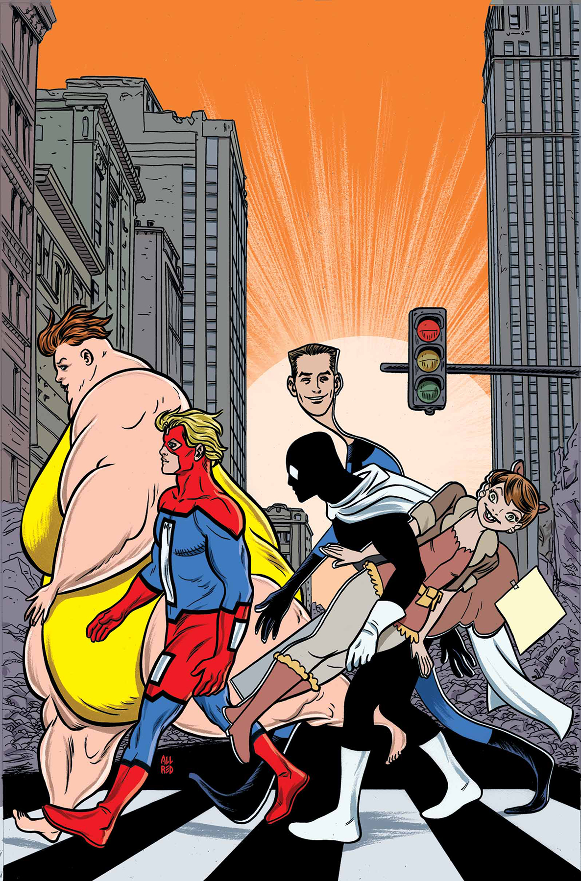 GREAT LAKES AVENGERS #1 BY ALLRED POSTER